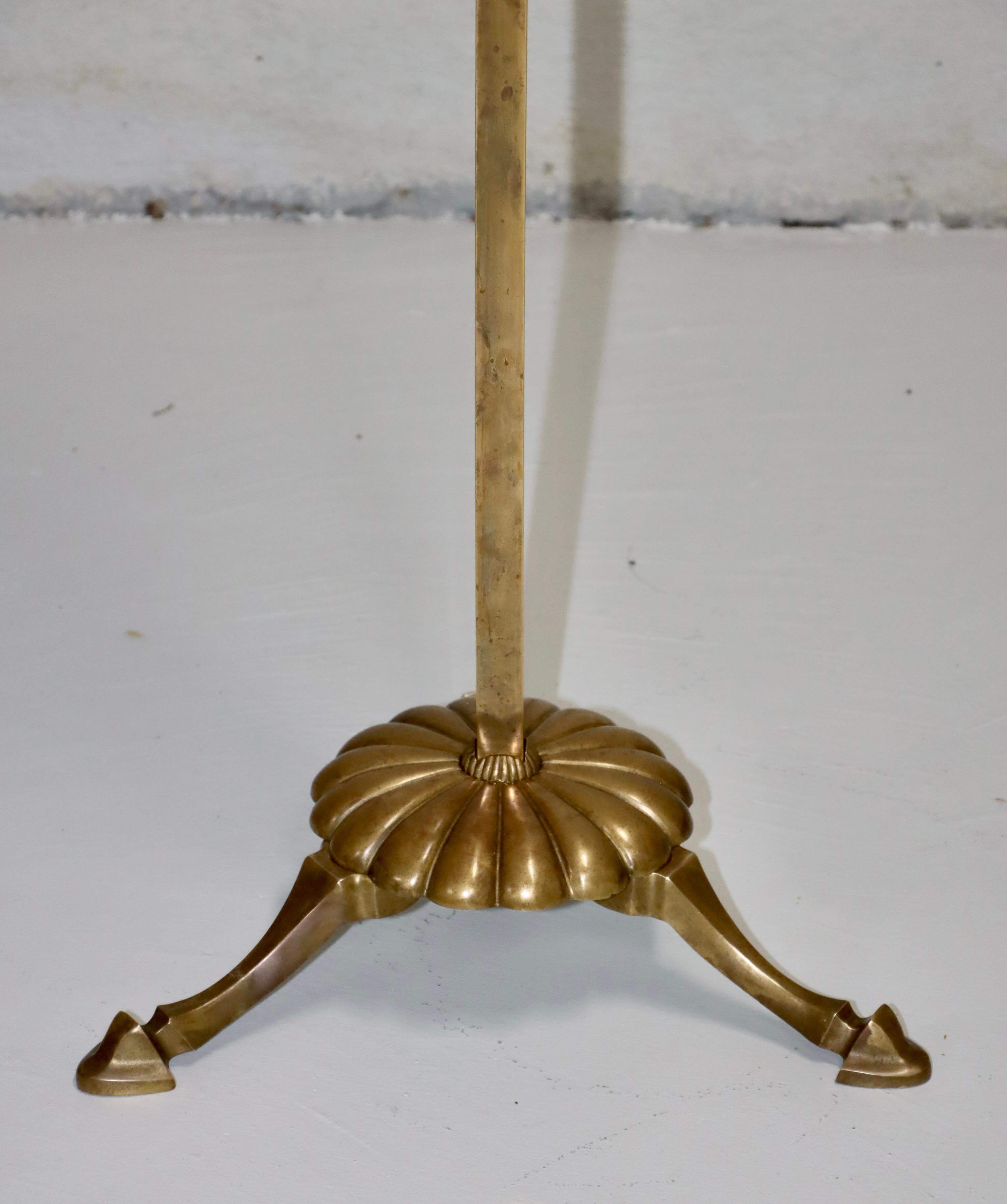 Mid-Century Modern 1960's Patinated Brass Valet Stand For Sale