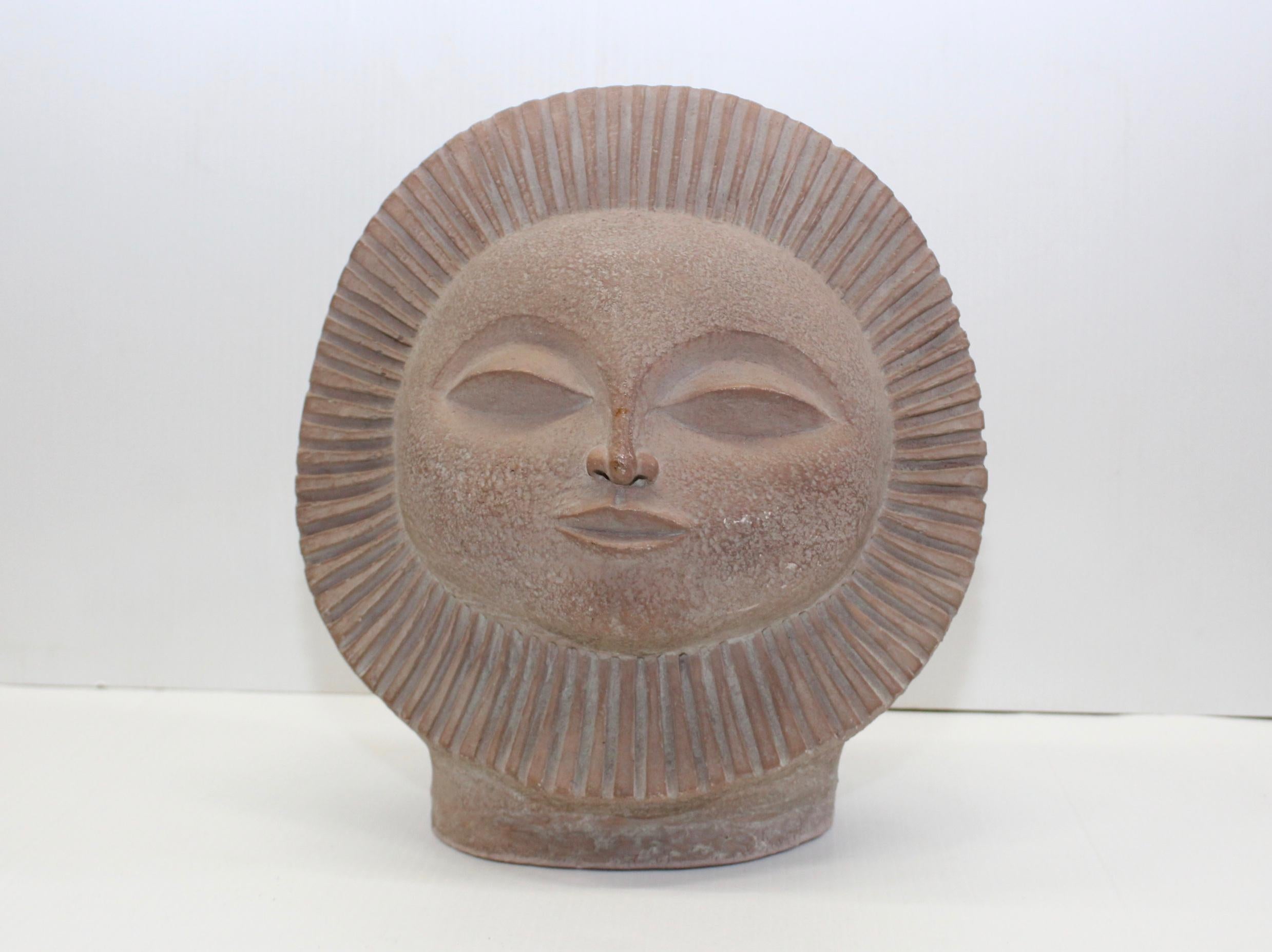 1968 Mid-Century Modern sun sculpture designed by Paul Bellardo for Austin Productions, in vintage original condition with minor wear and patina.
