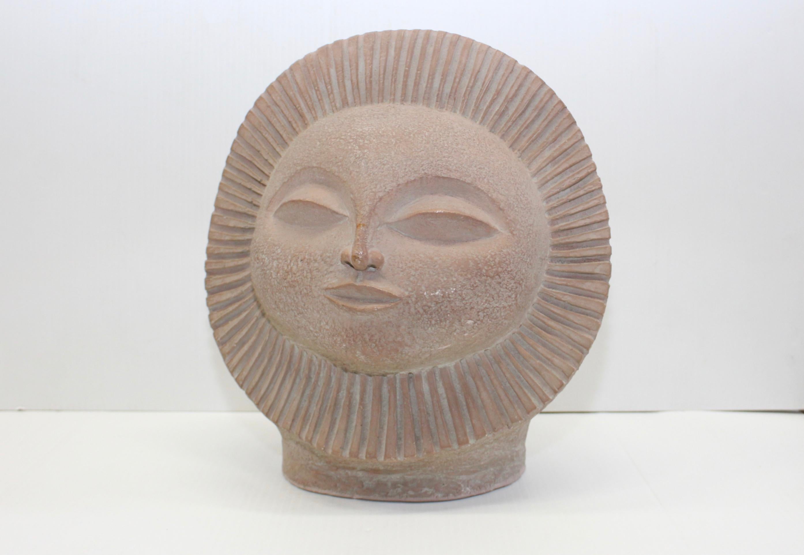 Plaster 1960s Paul Bellardo Sun Sculpture