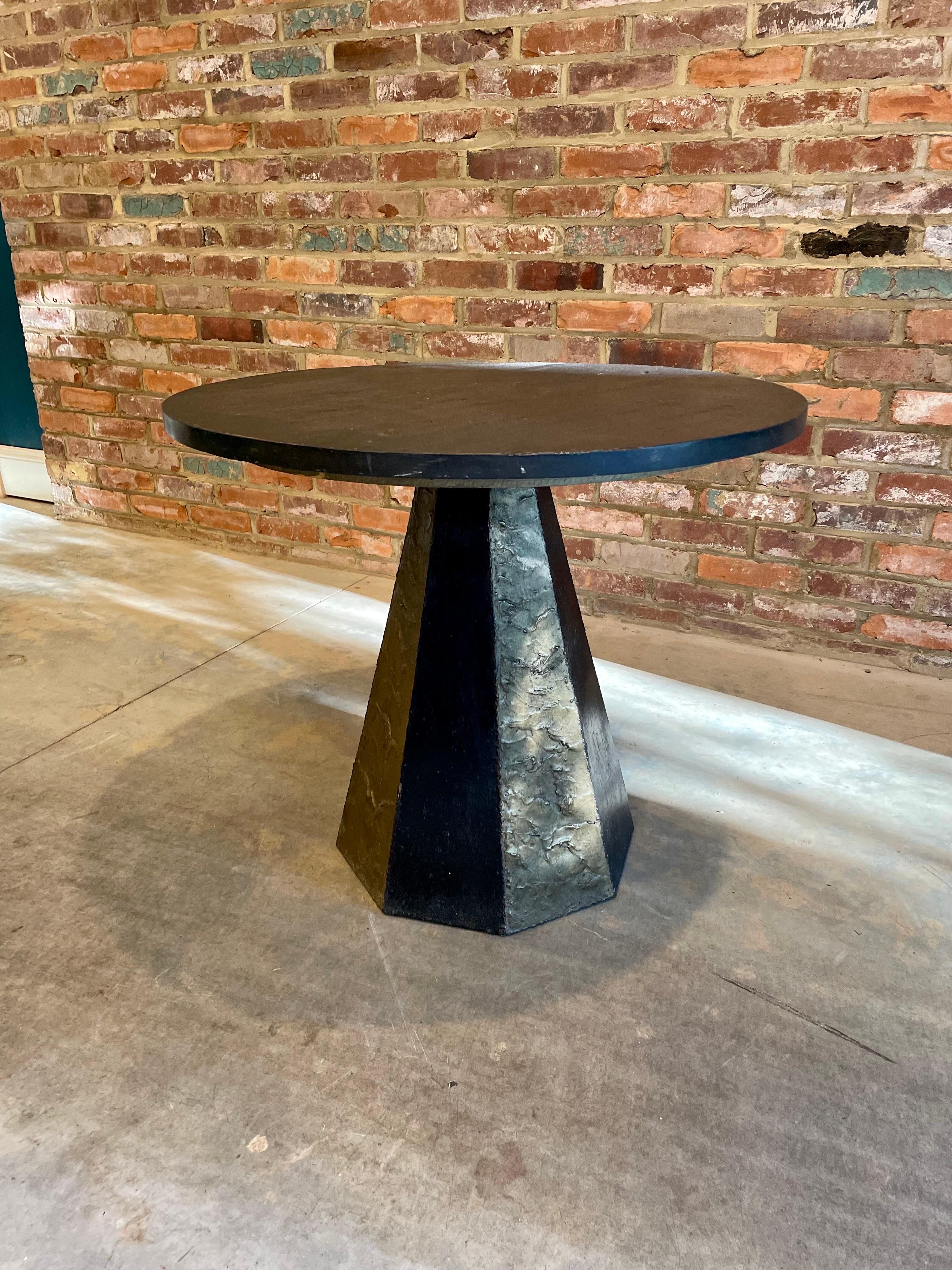 American 1960s Paul Evans Slate Top Occasional Table For Sale