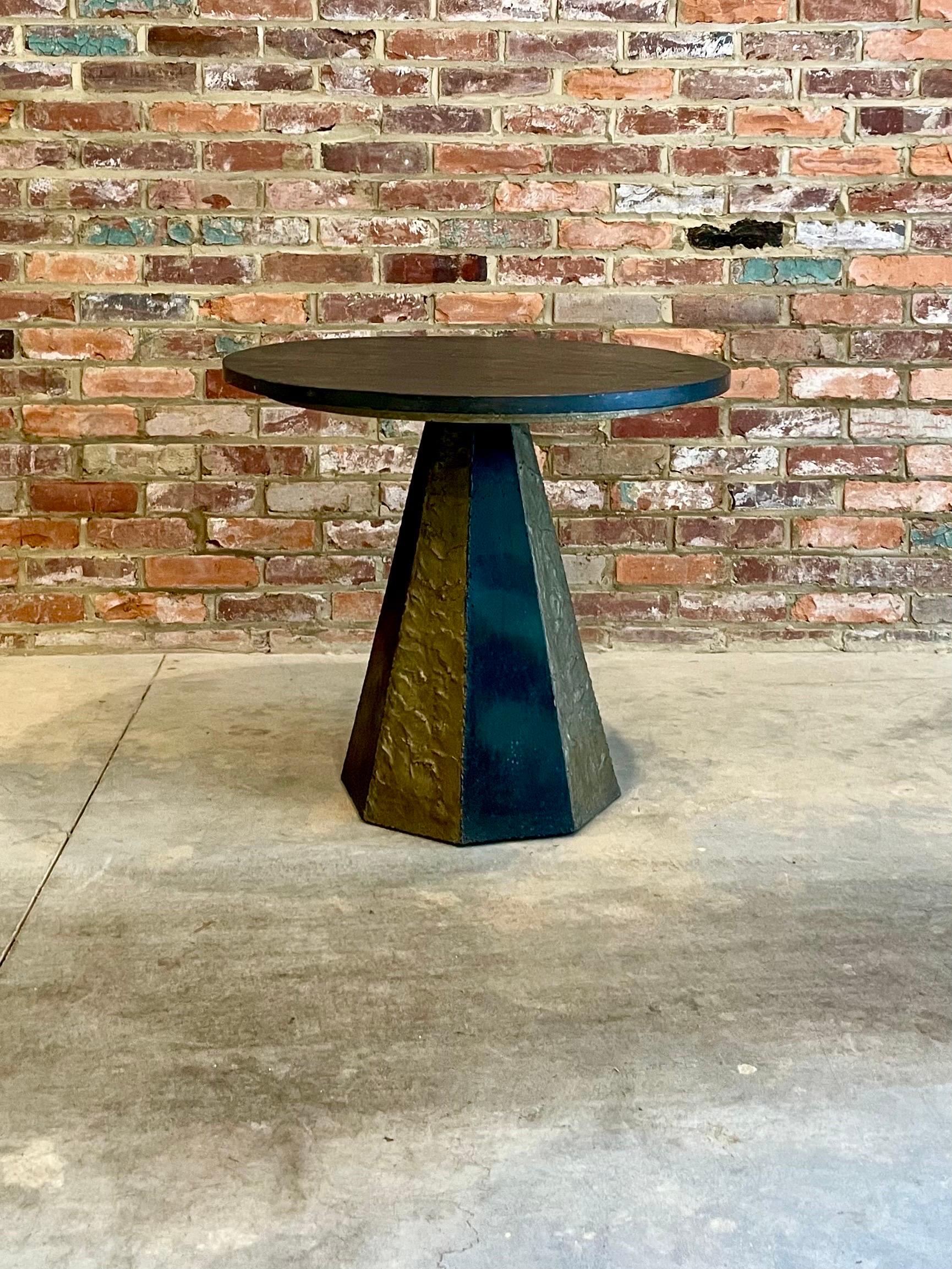1960s Paul Evans Slate Top Occasional Table For Sale 1