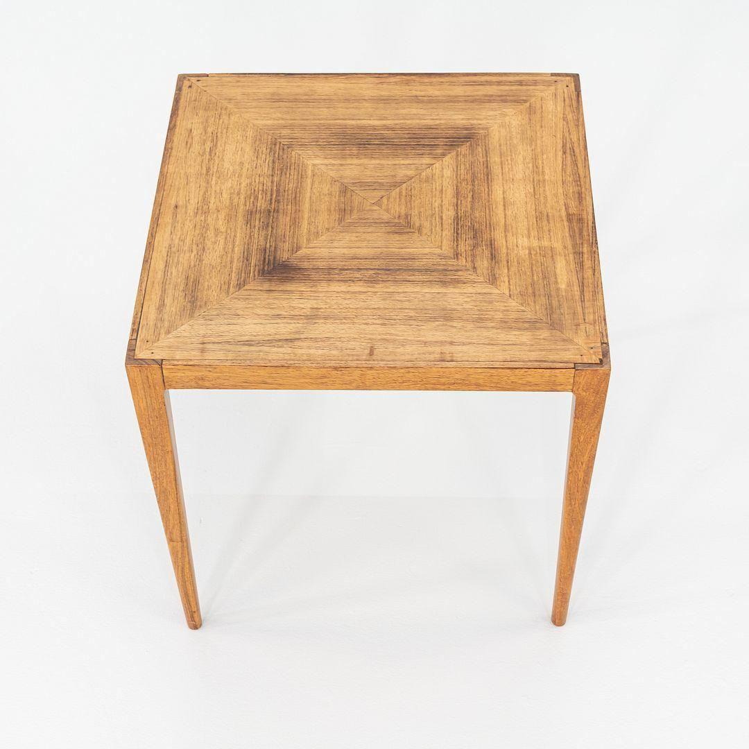 American 1960s Paul McCobb for Calvin Directional Walnut End Table in Bleached Walnut For Sale
