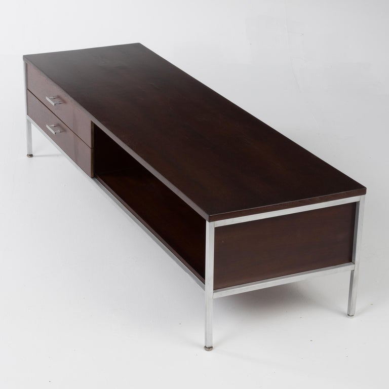 Aluminum 1960s Paul McCobb Linear Group for Calvin Room Divider Base Coffee Table For Sale