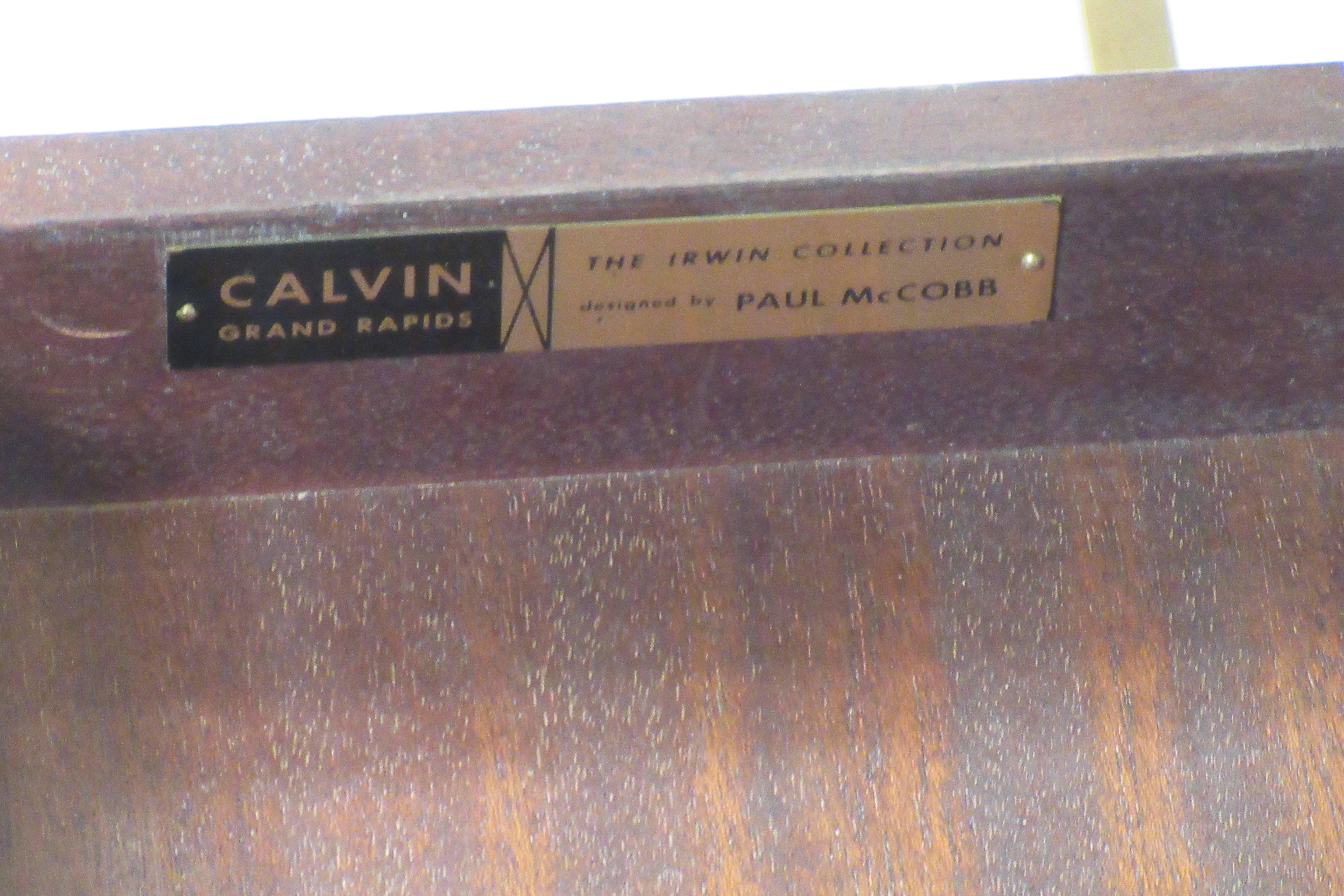 1960s Paul McCobb Travertine/ Brass Coffee Table for Calvin 5