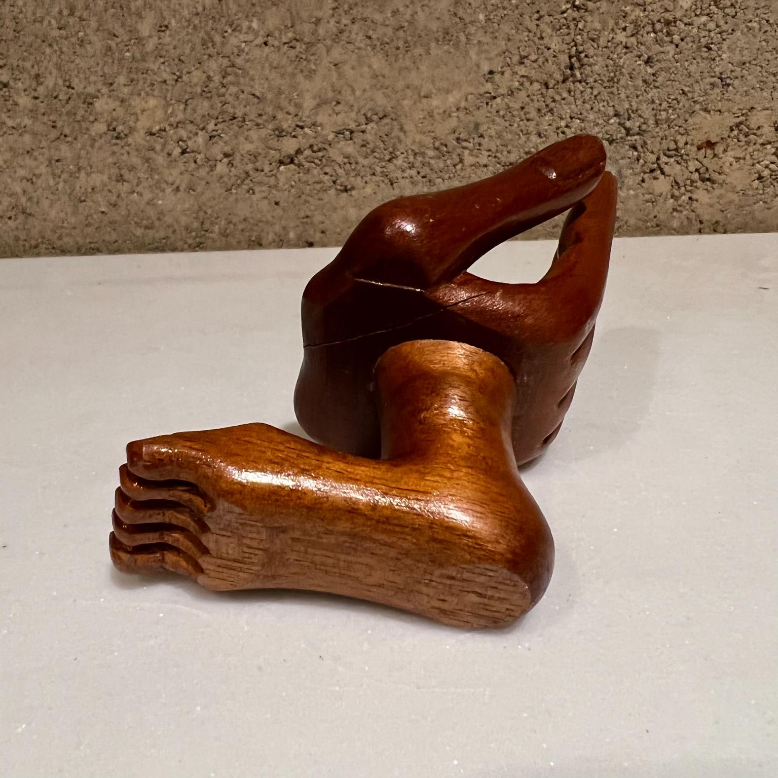 1960s Pedro Friedeberg Miniature Hand Foot Chair Sculpture For Sale 2
