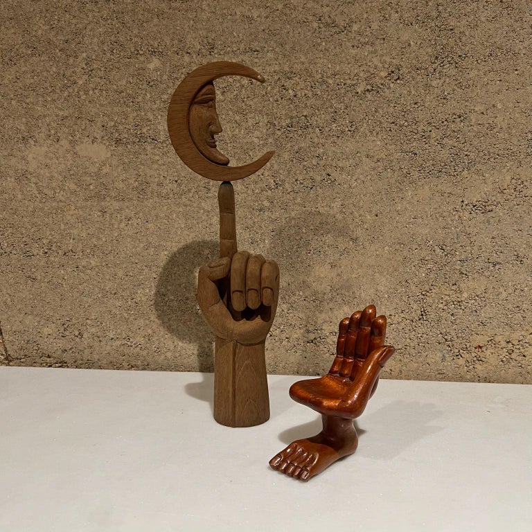 1960s Pedro Friedeberg Miniature Hand Foot Chair Sculpture For Sale 6