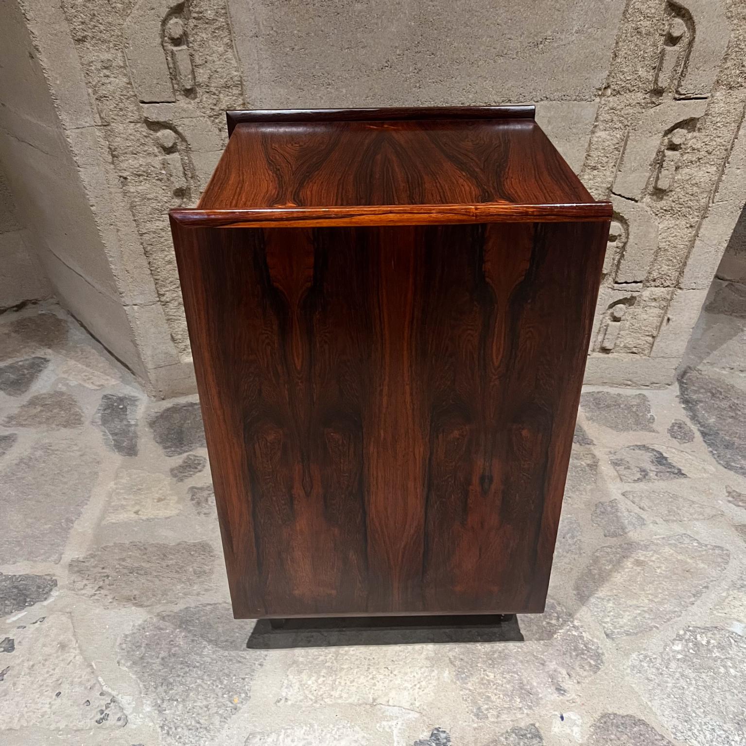 Mid-20th Century 1960s Pega Ib Juul Christensen Rosewood Cabinet Nightstand Norway For Sale