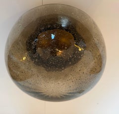 1960 - Peill & Putzler Verre fumé - Lampe de chasse allemande du milieu de siècle