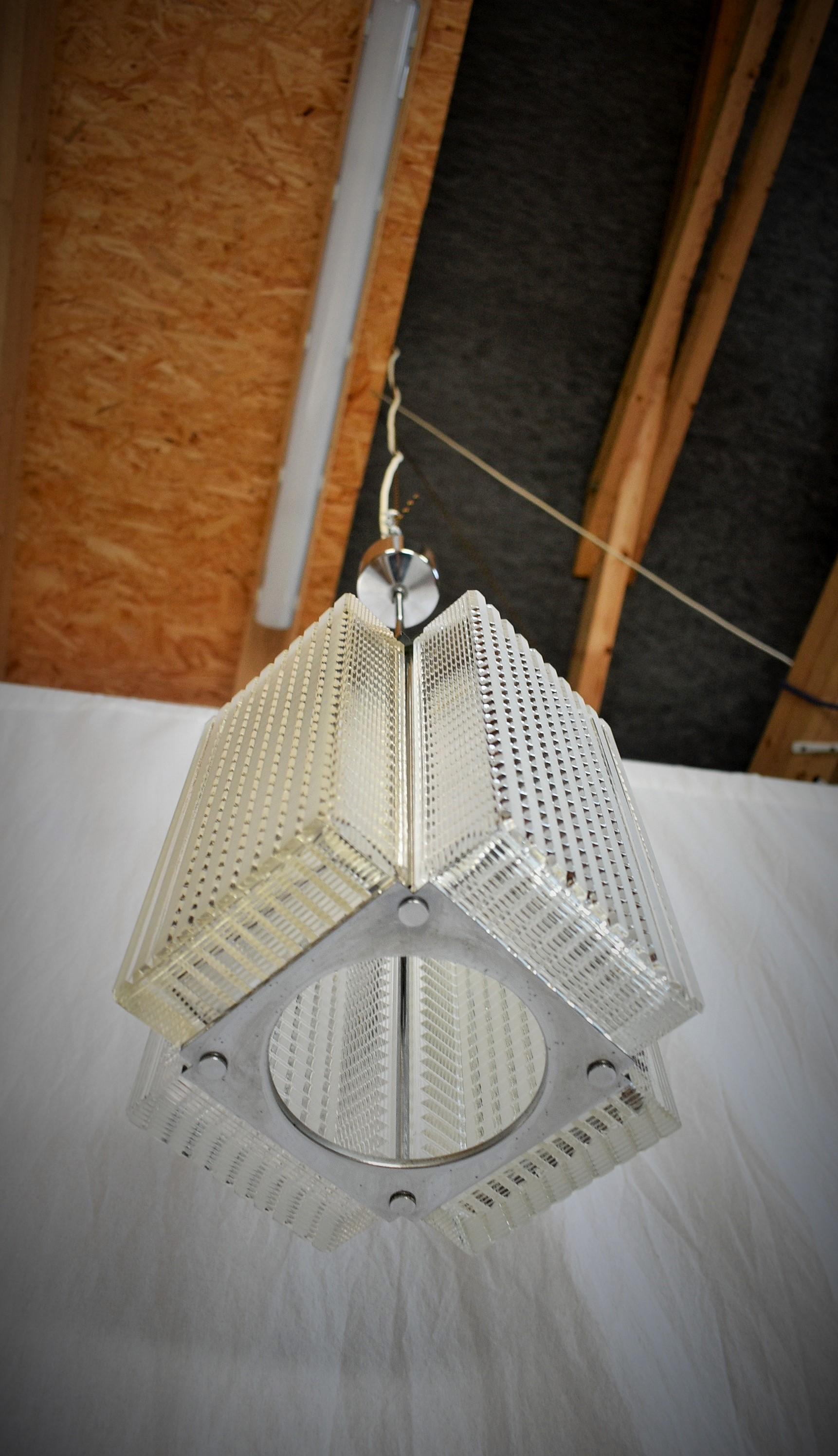 1960s Pendant Lamp by Napako, Czechoslovakia For Sale 6
