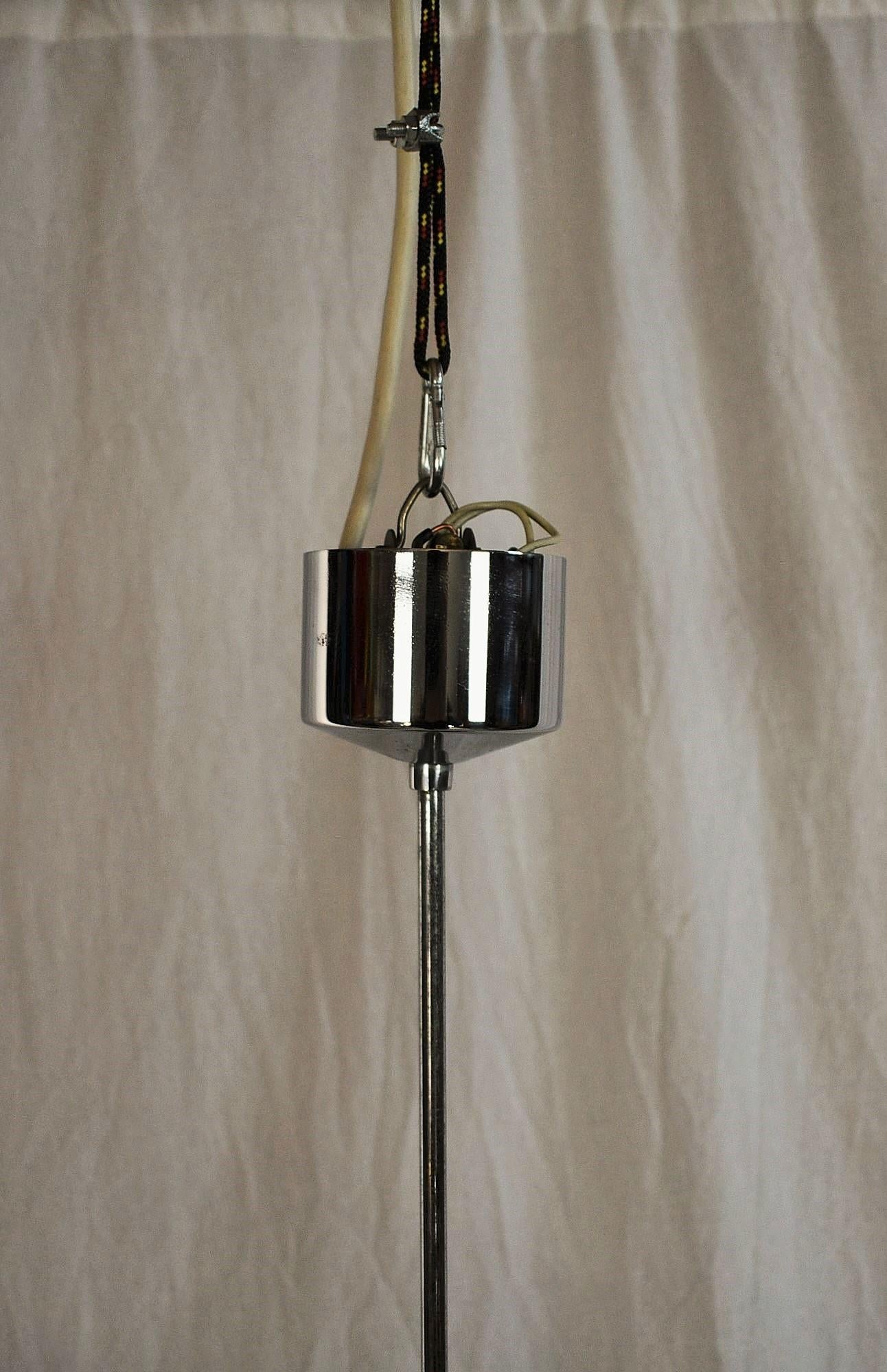 1960s Pendant Lamp by Napako, Czechoslovakia In Good Condition For Sale In Praha, CZ