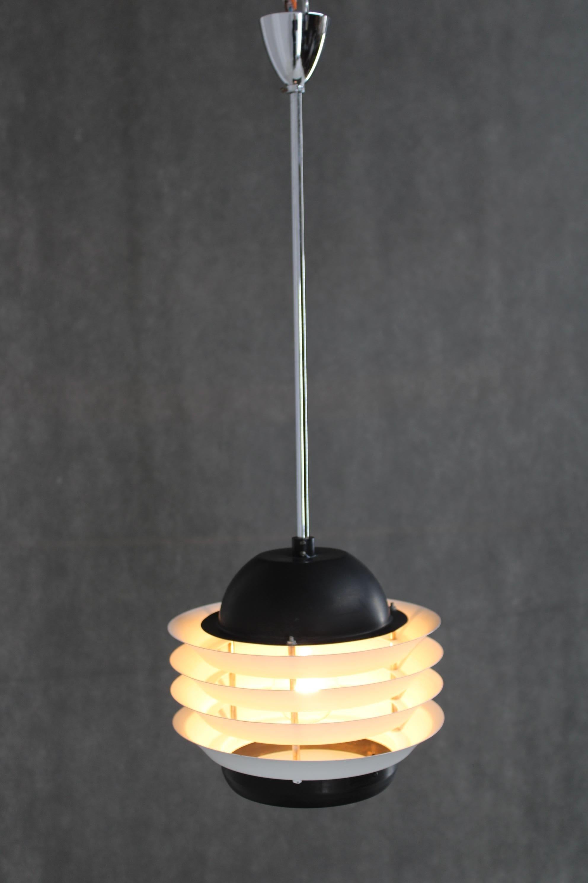 1960s Pendant Light by Lidokov, Czechoslovakia For Sale 3