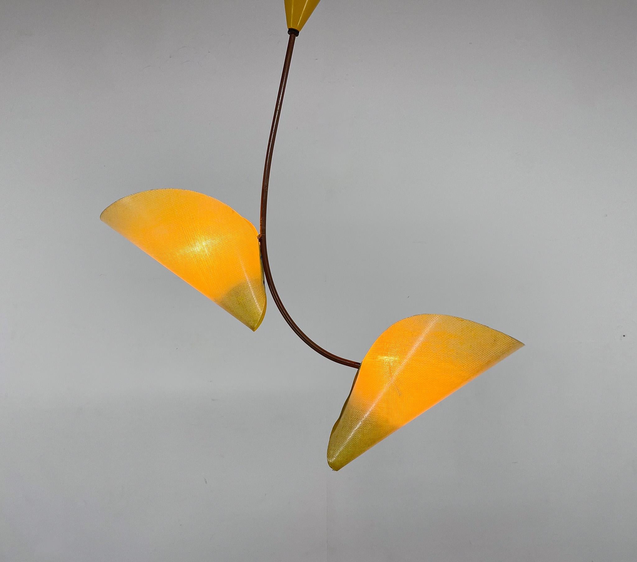 Czech 1960s Pendant Light designed by Josef Hurka for Napako For Sale