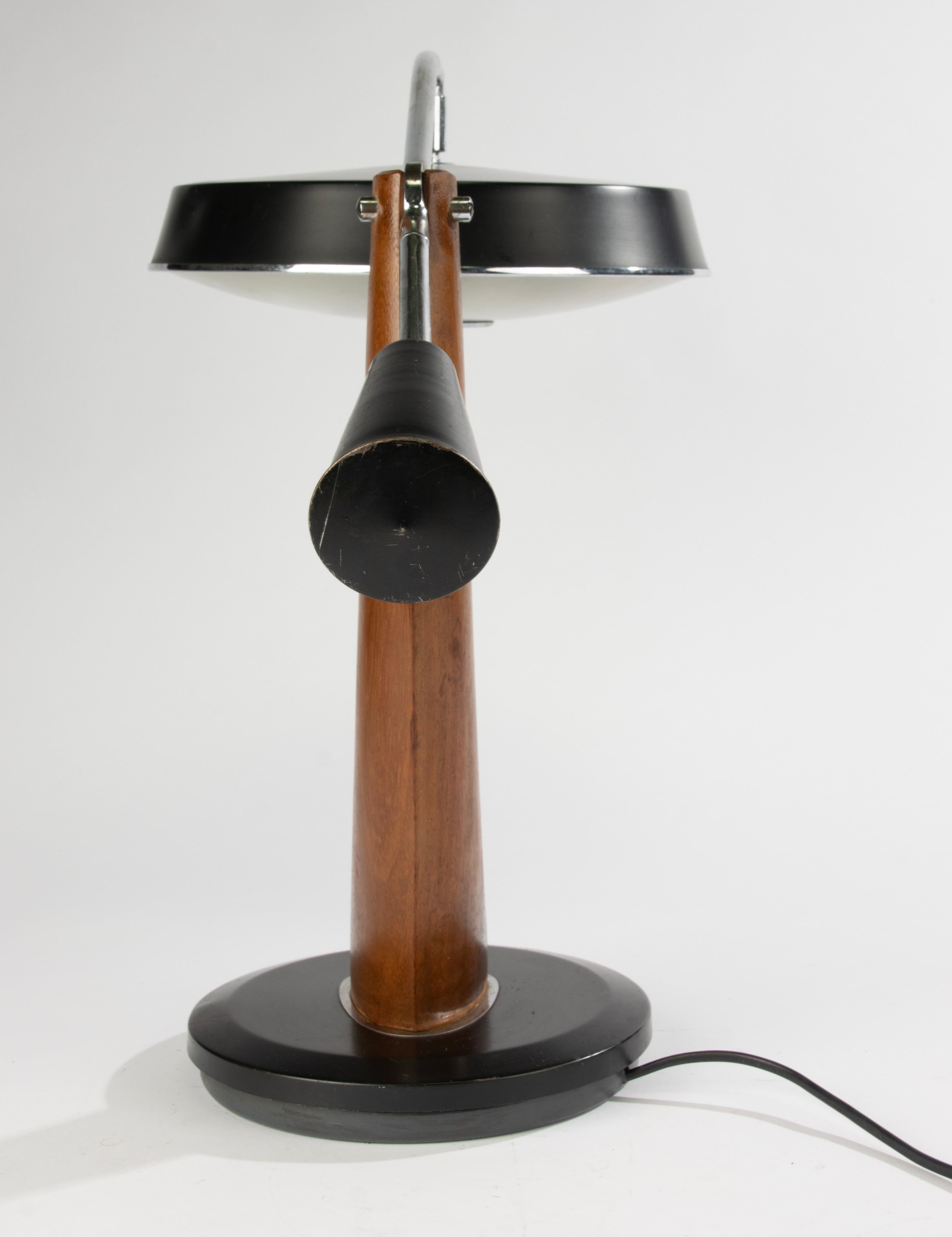 Lámpara de Sobremesa Péndulo Años 60 - FASE - Madera y Metal - Modelo Presidente - España en venta 11