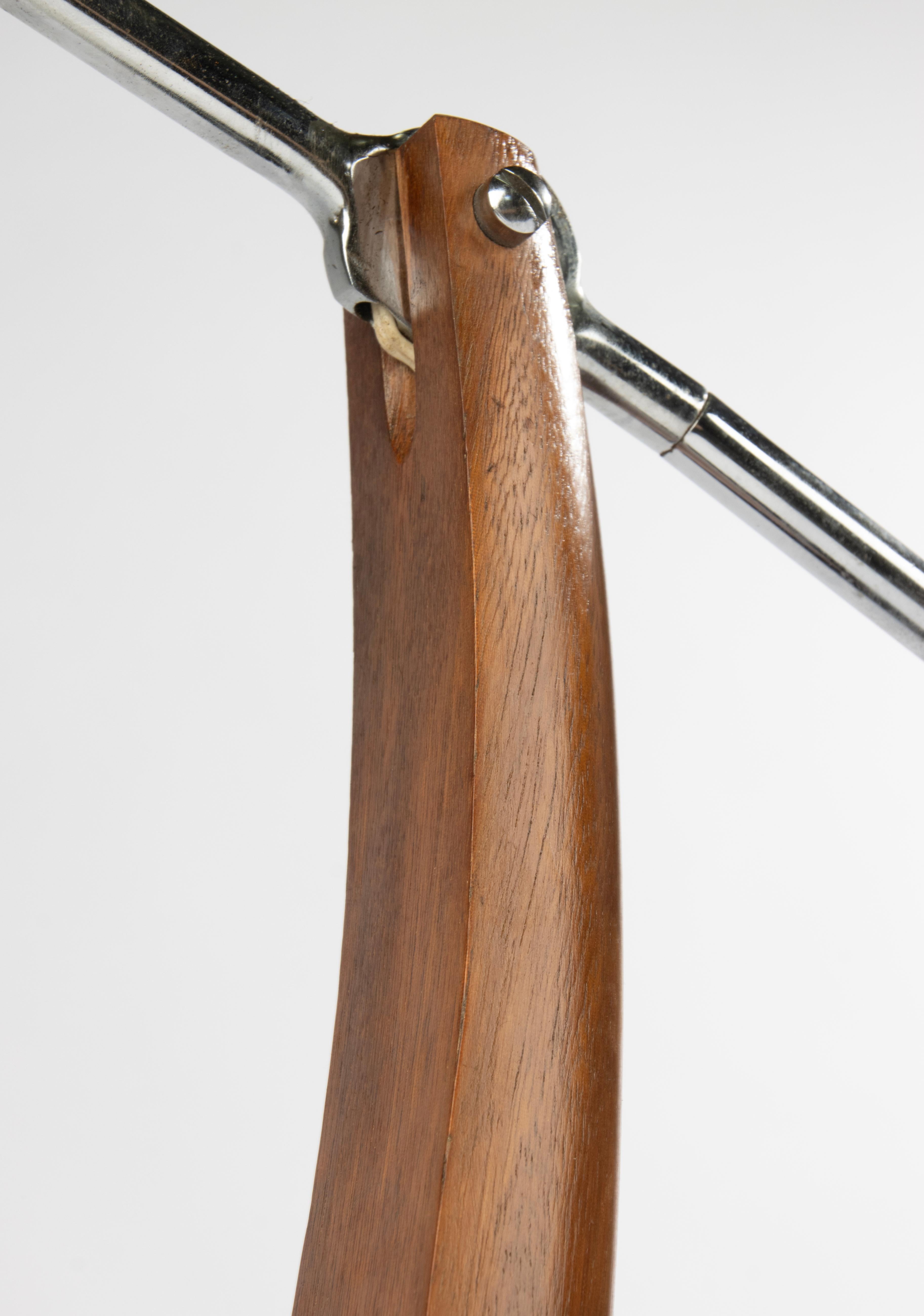 Lámpara de Sobremesa Péndulo Años 60 - FASE - Madera y Metal - Modelo Presidente - España en Bueno estado para la venta en Casteren, Noord-Brabant