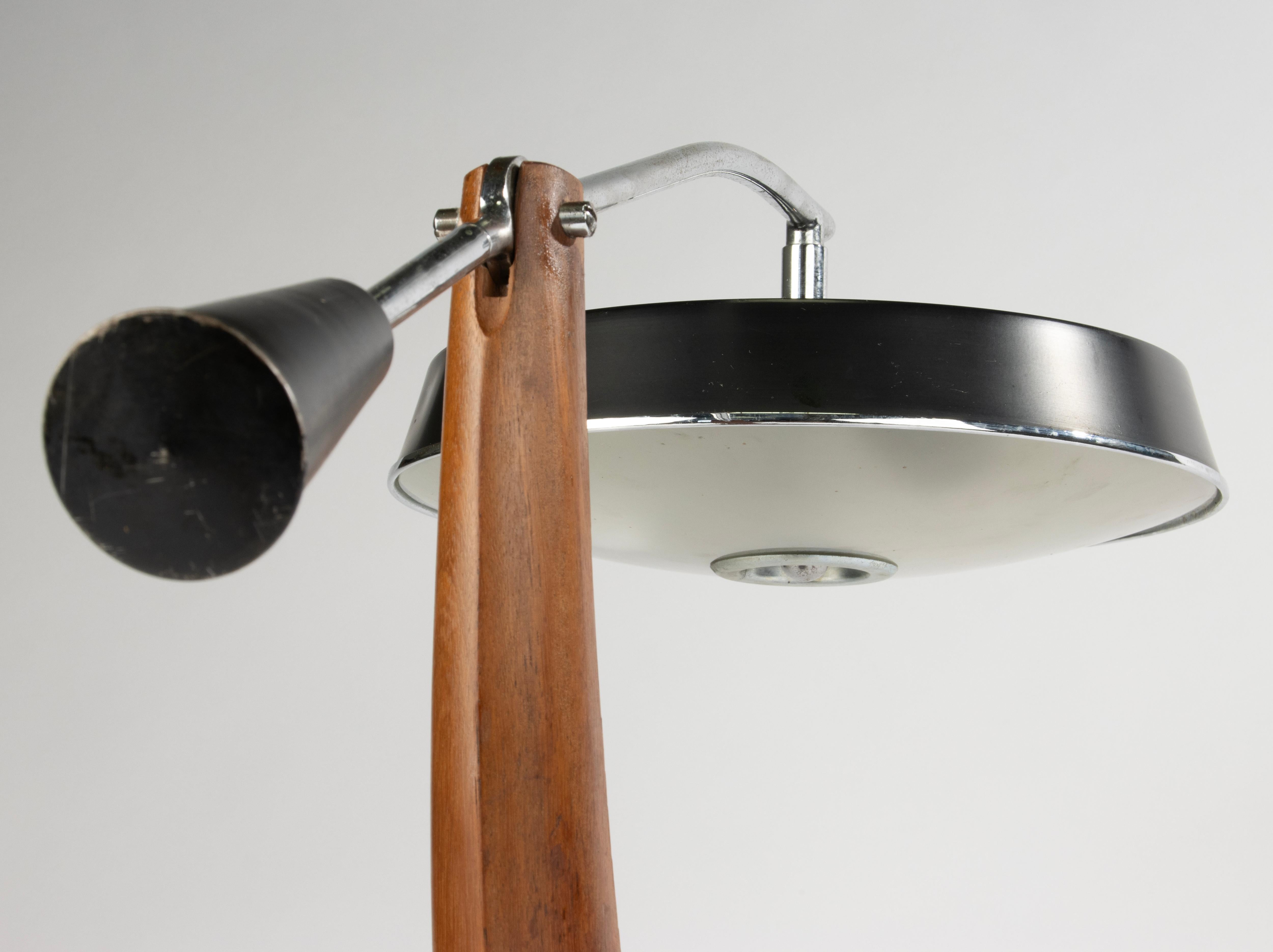 Lámpara de Sobremesa Péndulo Años 60 - FASE - Madera y Metal - Modelo Presidente - España en venta 1