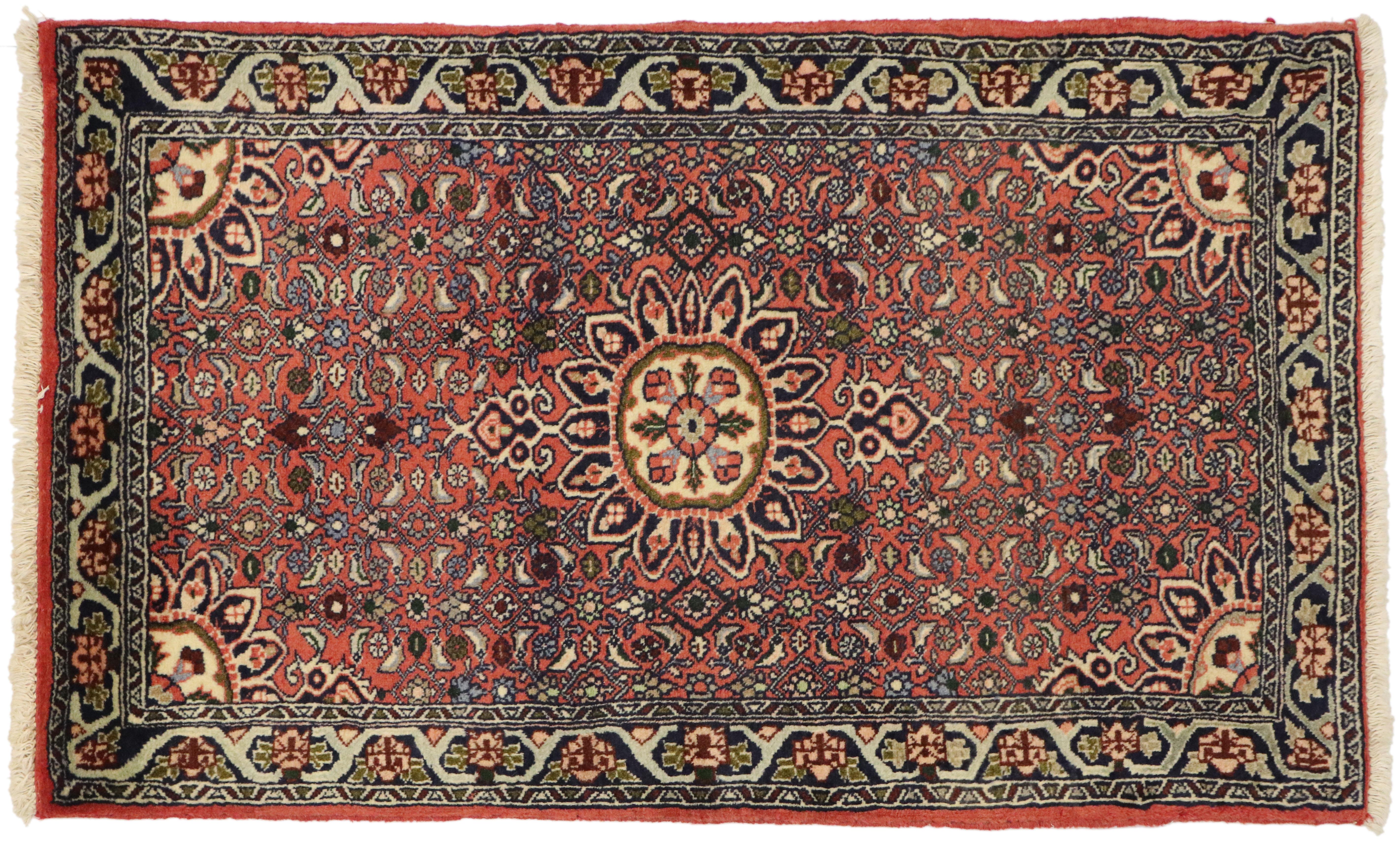 Alfombra Persa Bijar de 1960 con Estilo Tradicional en venta 2