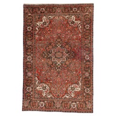 1960's Persian Heriz Carpet with Modern Style