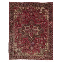1960's Persian Heriz Carpet with Modern Style