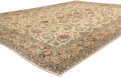 1960's Persian Tabriz Carpet with Traditional Style and Parisian Elegance