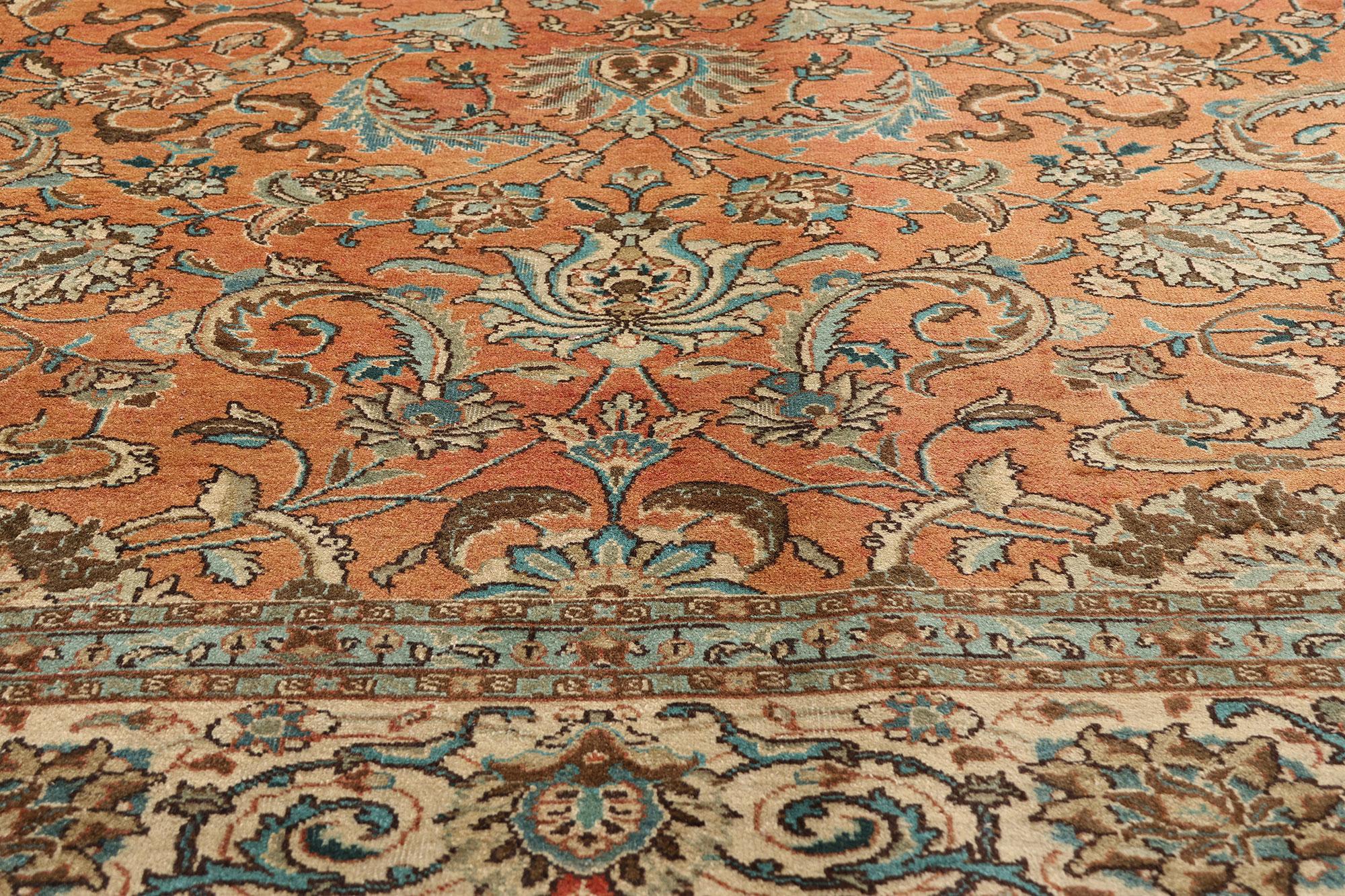 Alfombra persa Tabriz de 1960 de estilo tradicional siglo XX en venta