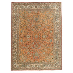 Tapis persan de Tabriz des années 1960 avec style traditionnel
