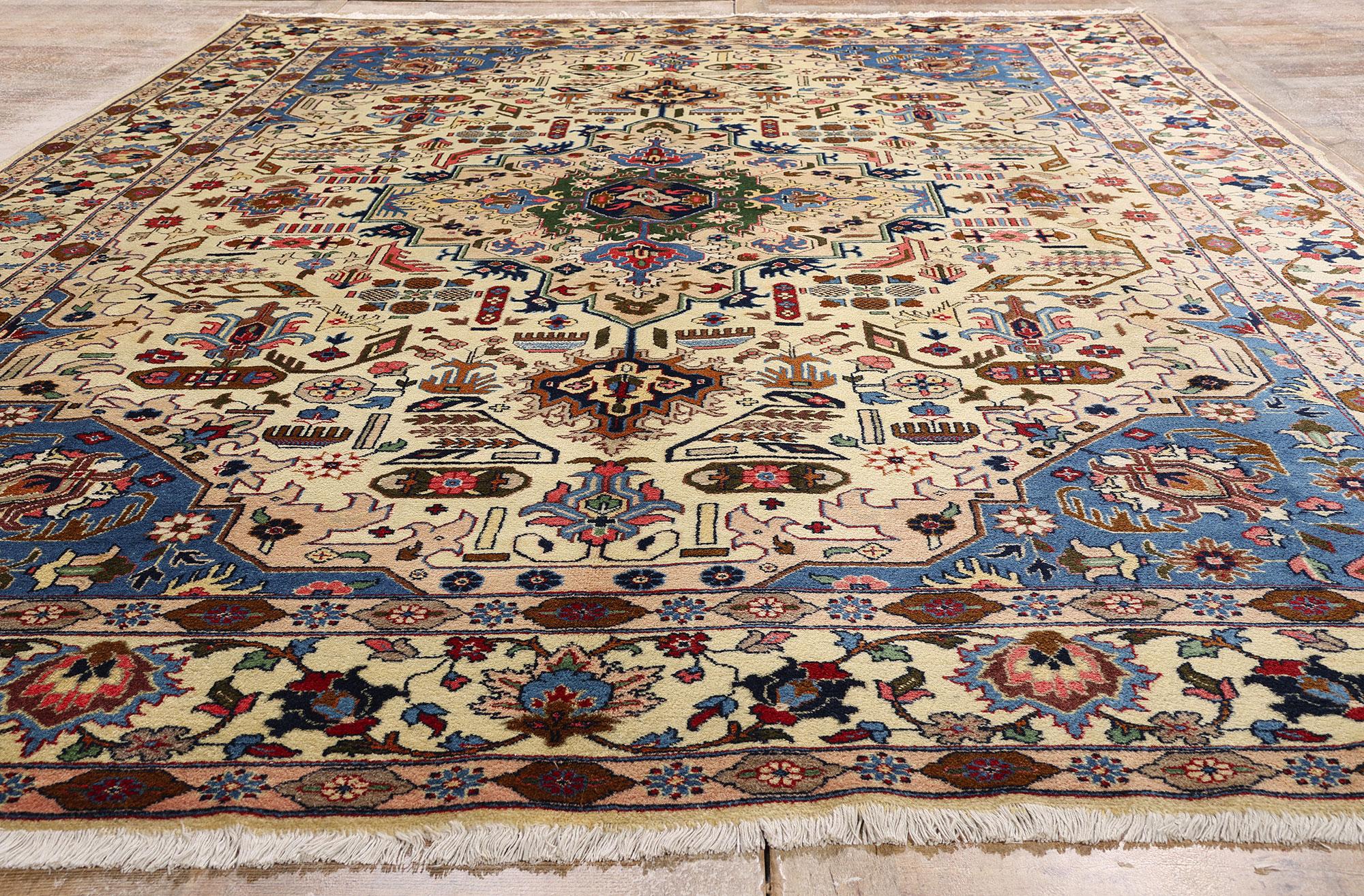 Persischer Täbriz-Teppich im modernen, traditionellen Stil im Angebot 2