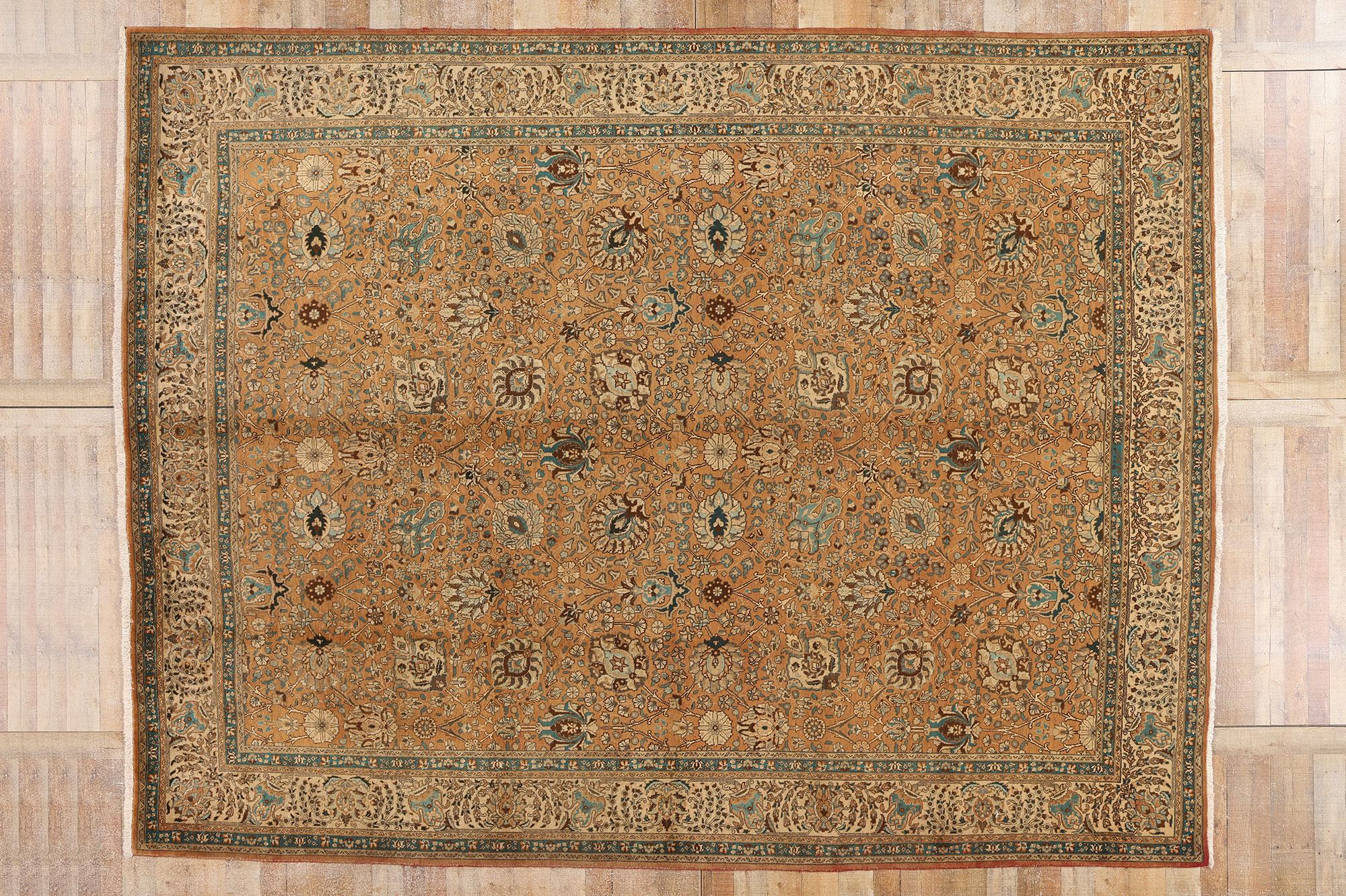 1960's Persian Tabriz Rug with Traditional Style For Sale 4