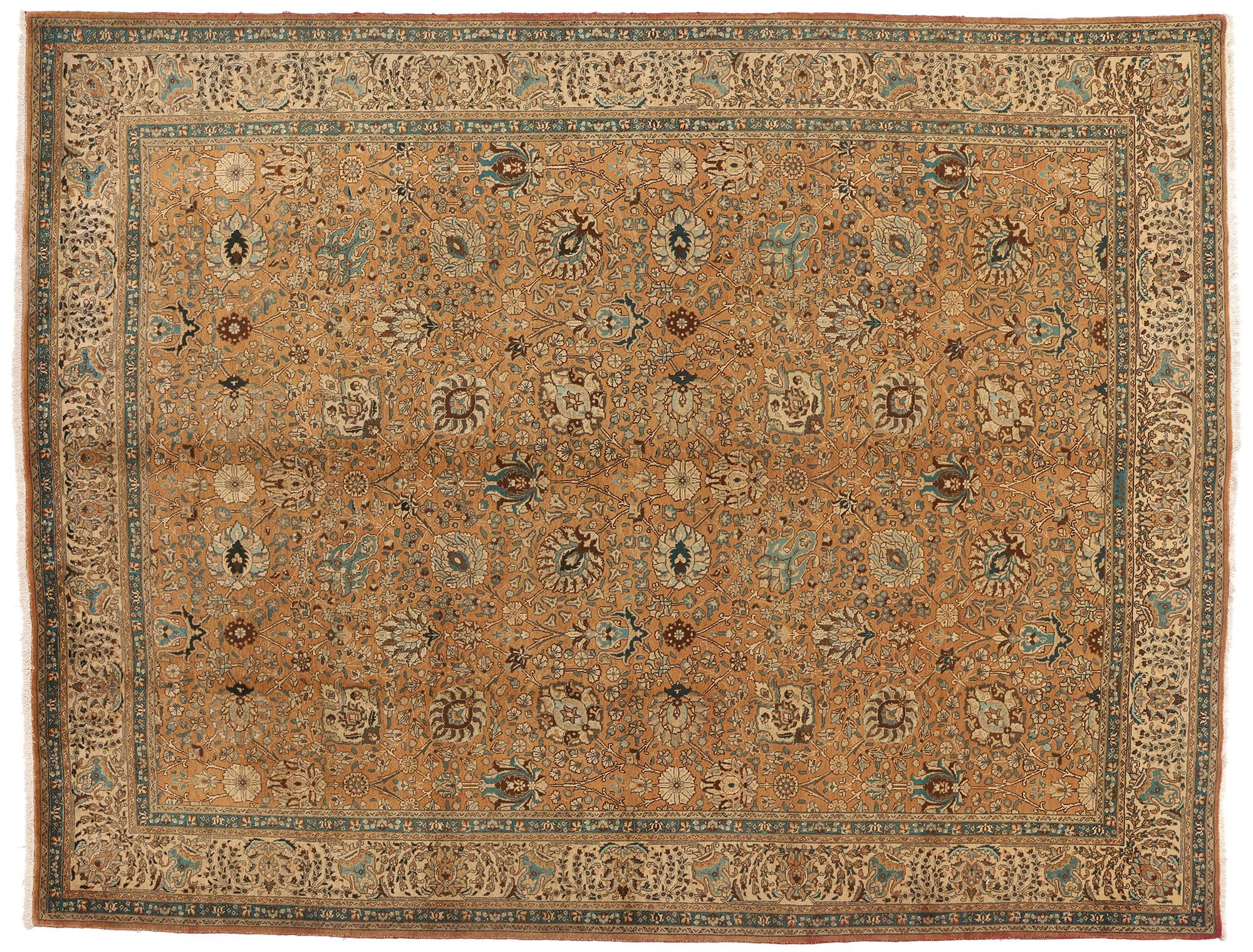 1960's Persian Tabriz Rug with Traditional Style For Sale 5