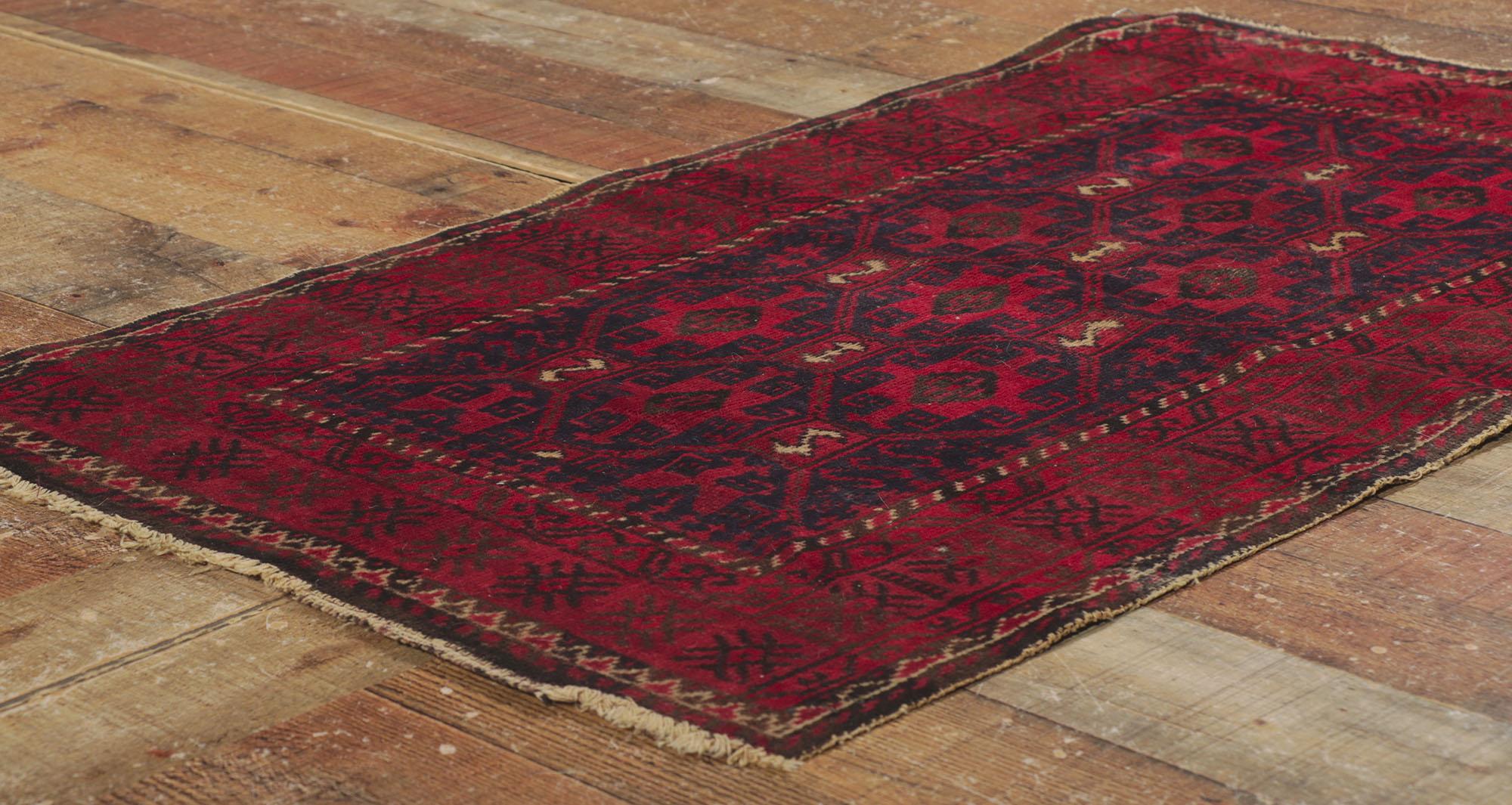 Alfombra turcomana persa de 1930 de estilo tribal en venta 1