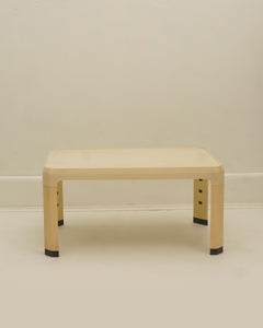 1960s Petite Cream Coffee Table by Alberto Rosselli for Kartell
