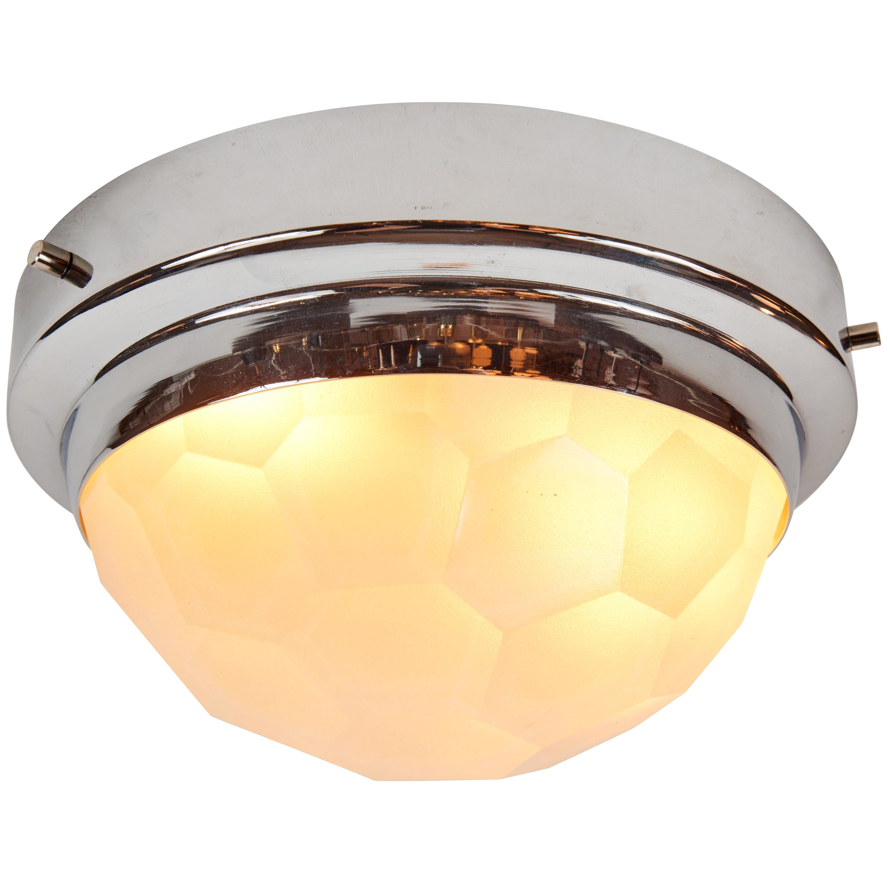 1960s Pia Guidetti Crippa Multifaceted Wall or Ceiling Light for Lumi