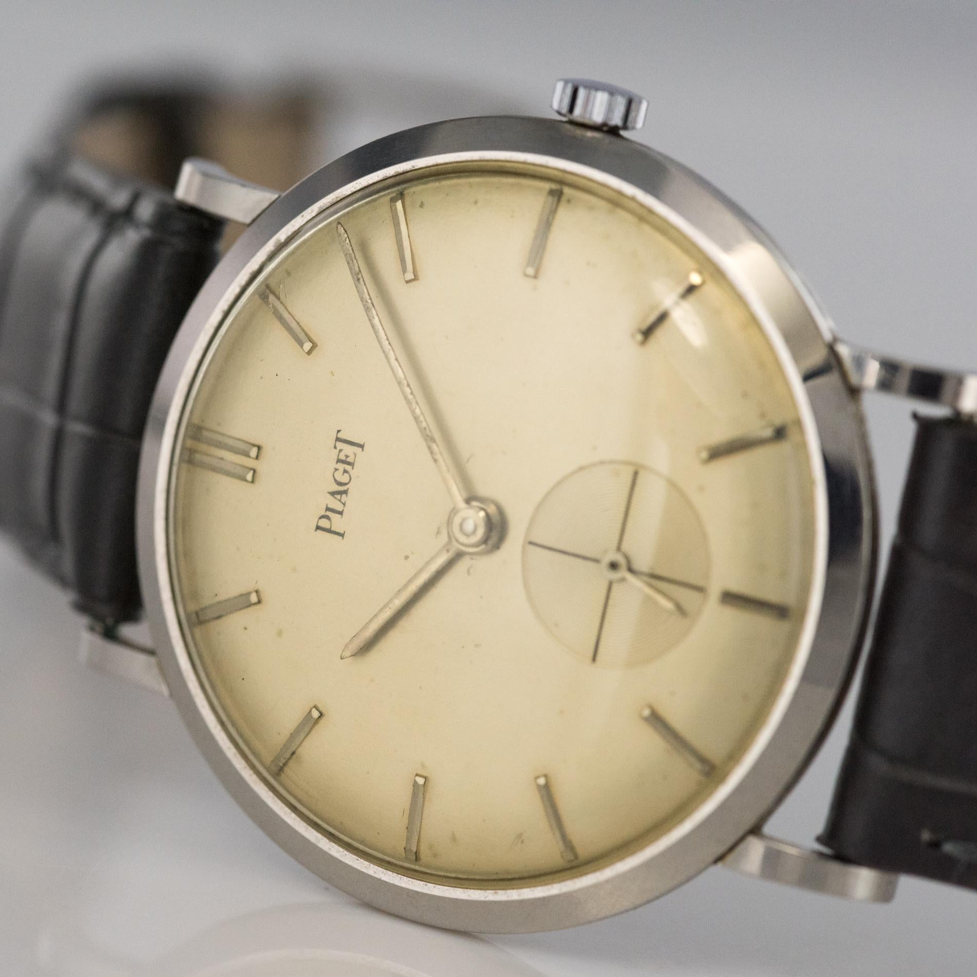 1960s Piaget Retro Men Wristwatch 6