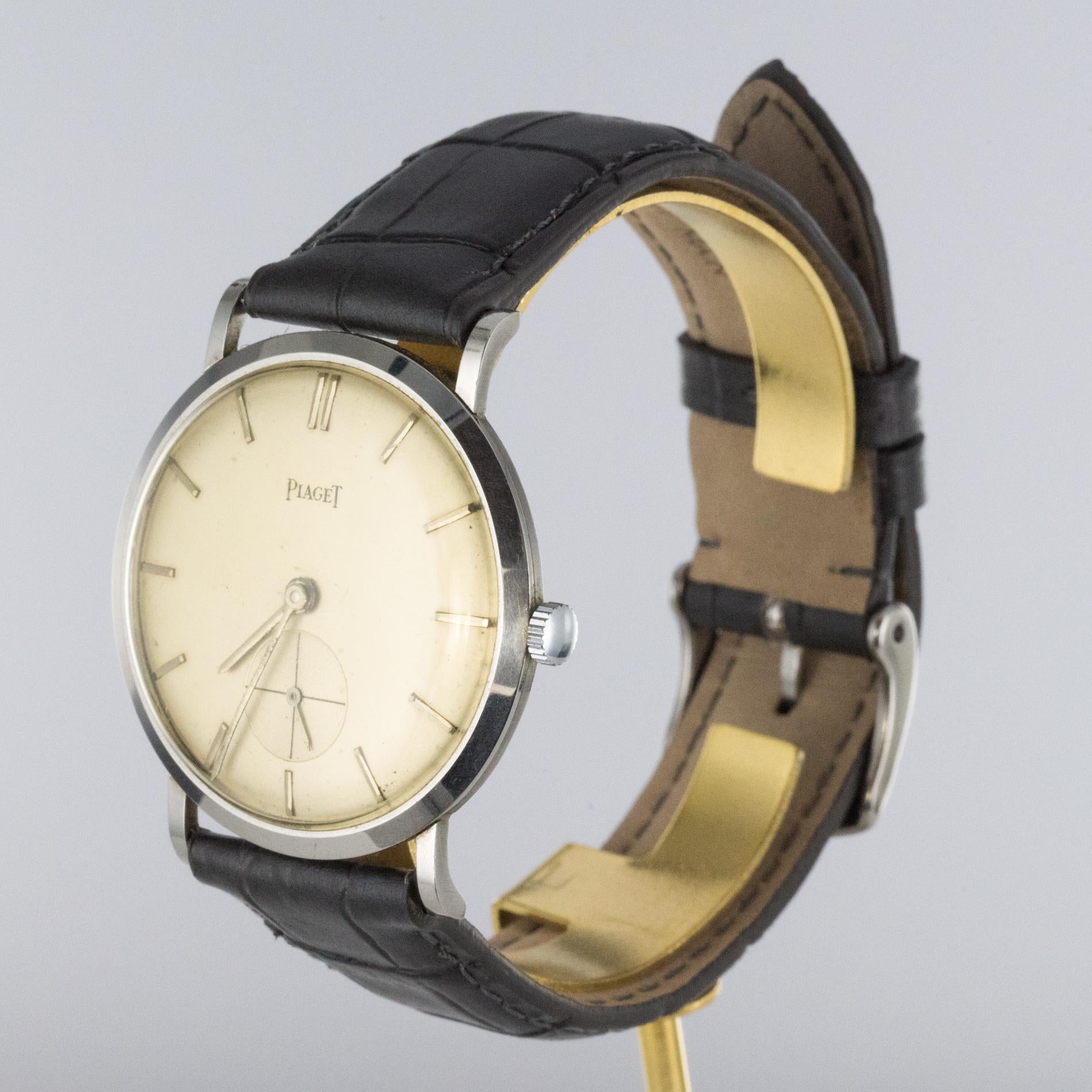 1960s Piaget Retro Men Wristwatch 8