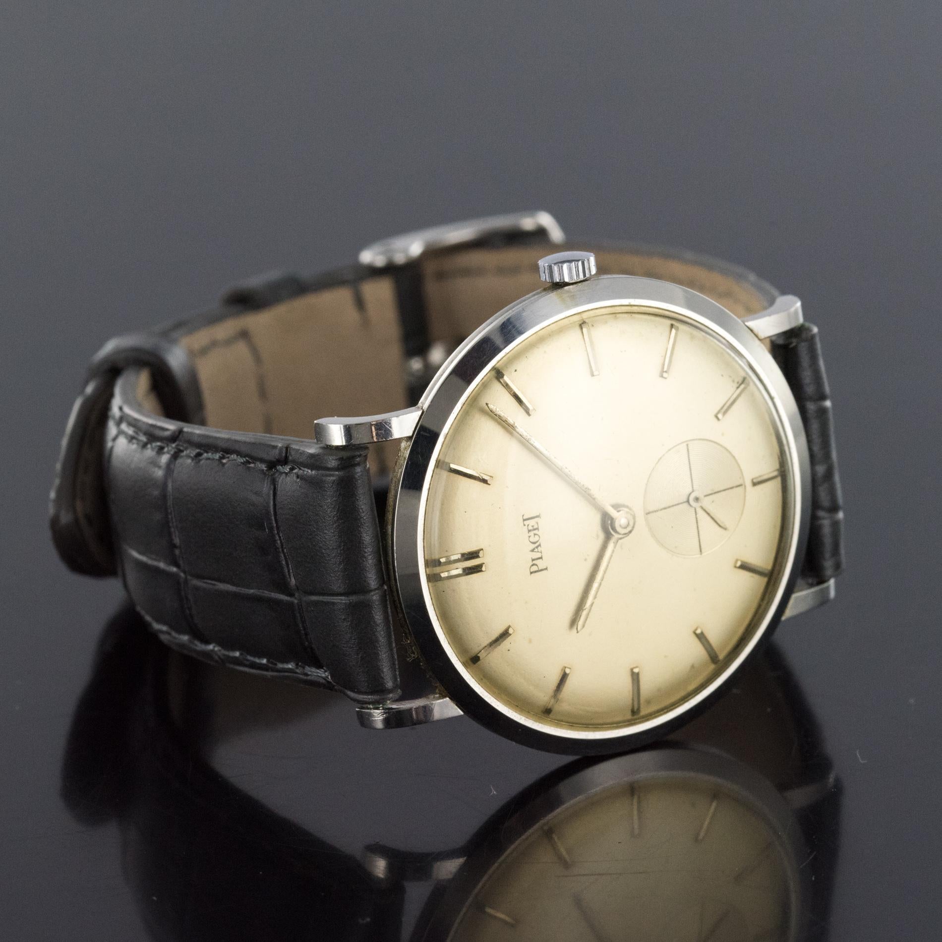 1960s Piaget Retro Men Wristwatch 9
