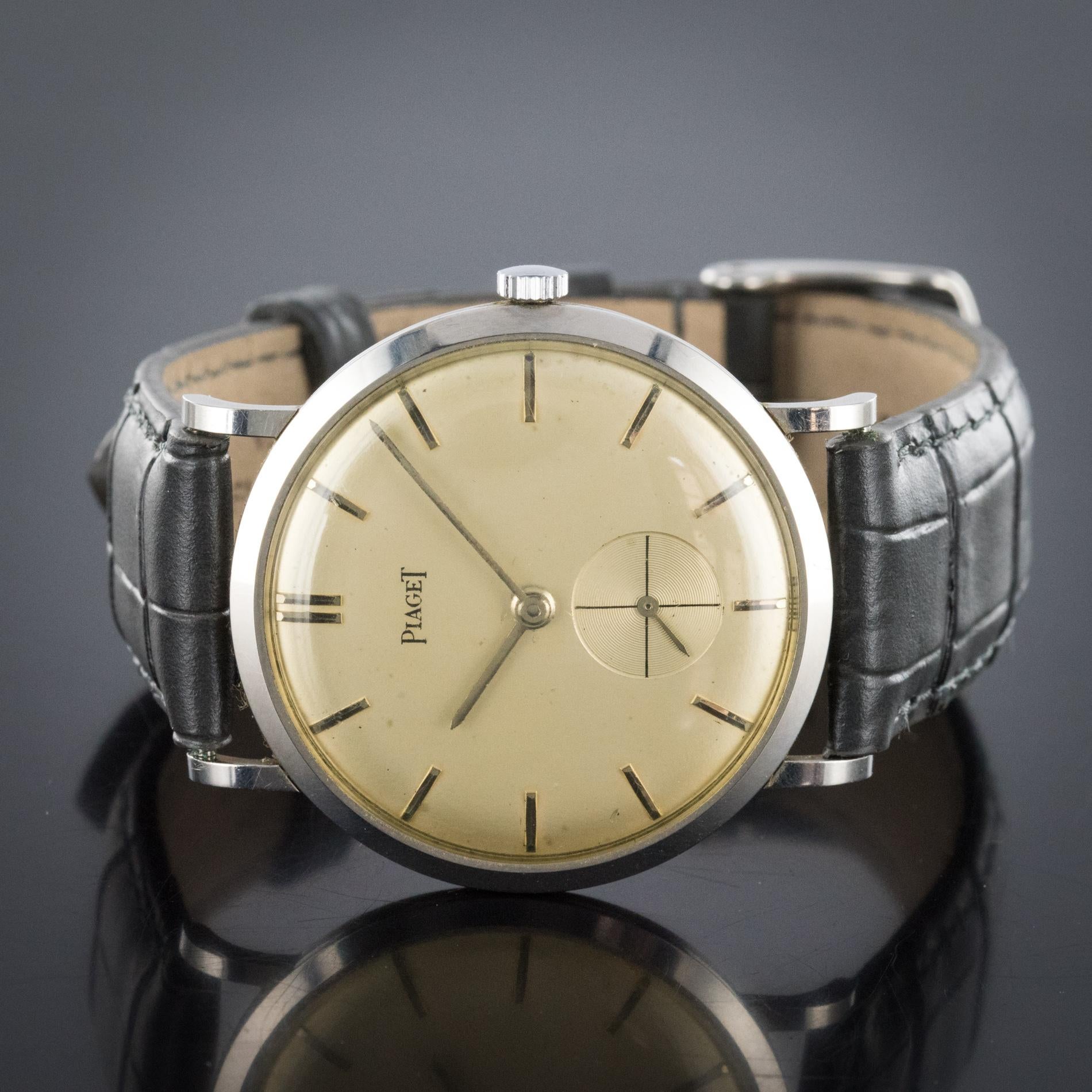 1960s Piaget Retro Men Wristwatch 10