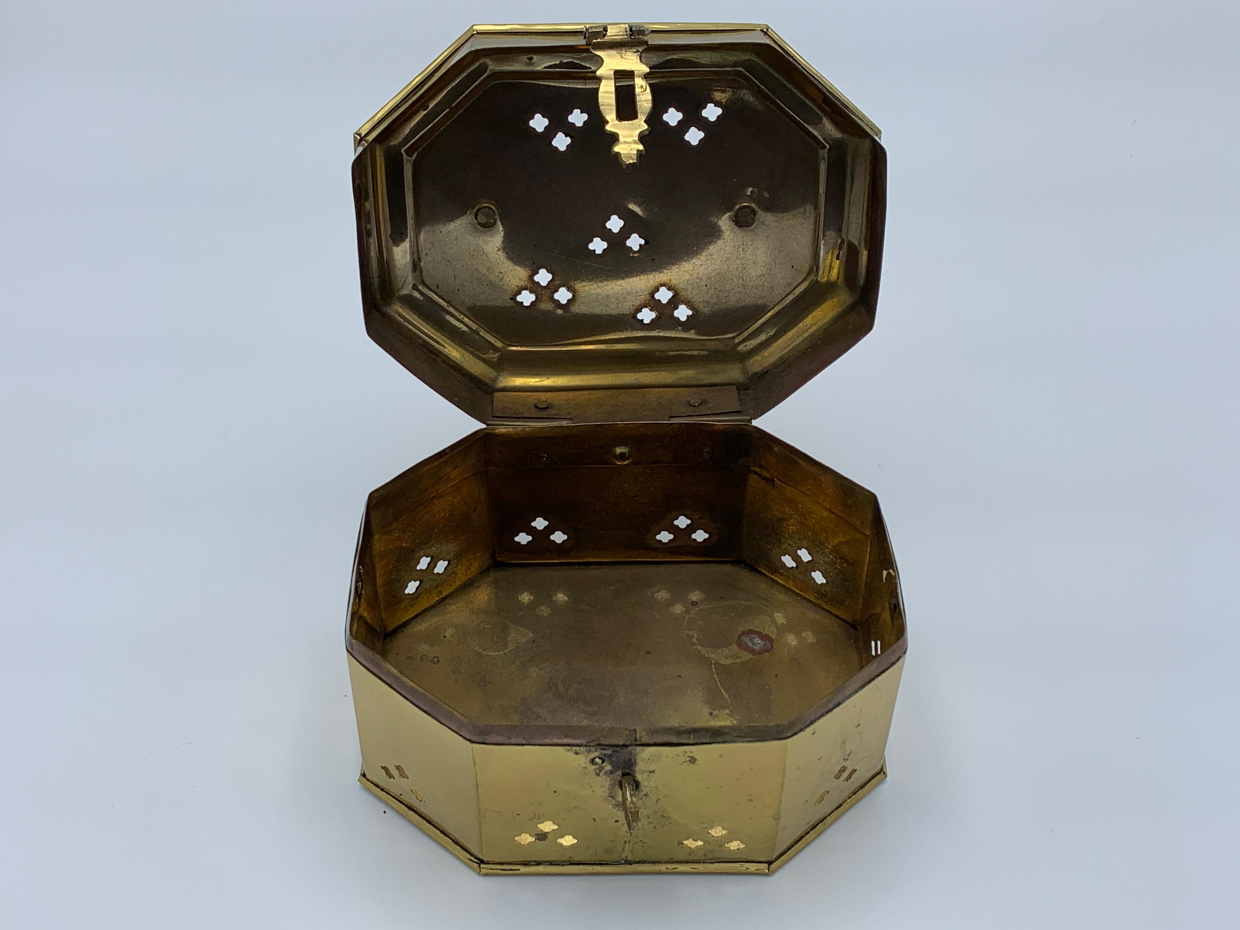 20th Century 1960s Pierced Brass Cricket Box