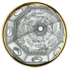 Assiette en porcelaine Piero Fornasetti Cupola Santa Maria del Fiore des années 1960