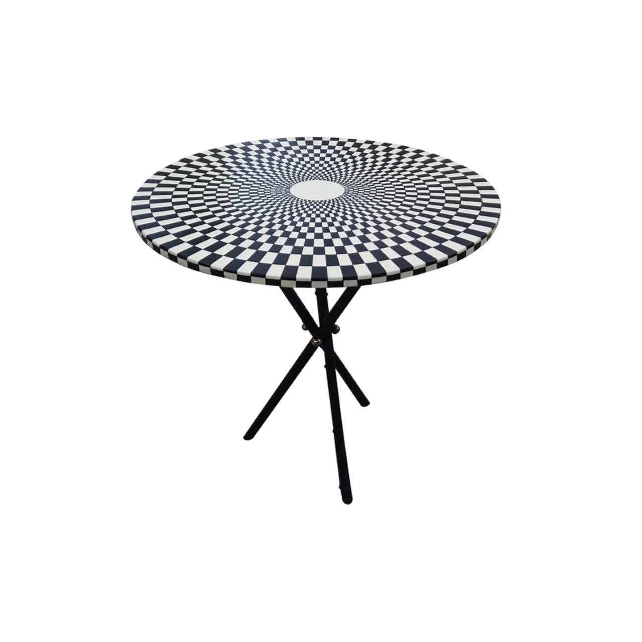 Piero Fornasetti ‘Egocentrismo’ side table or occasional table.
The top tray is in laquered wood.
Signed 