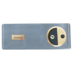 1960s Pierre Cardin Acrylic Coffee Table Lighter Signed