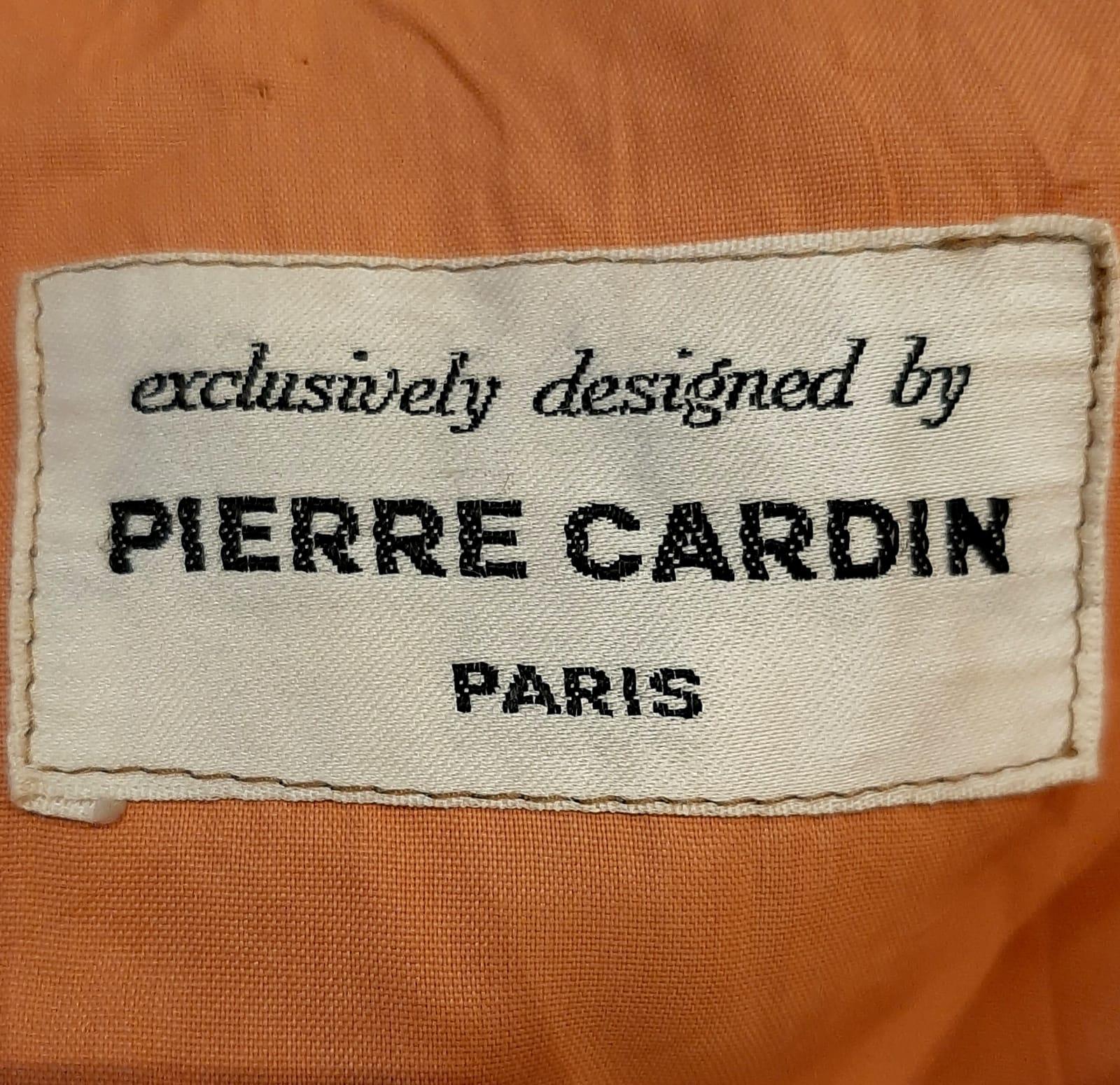 1960s Pierre Cardin Camel Poncho With Futuristic Pocket Detail In Excellent Condition In London, GB