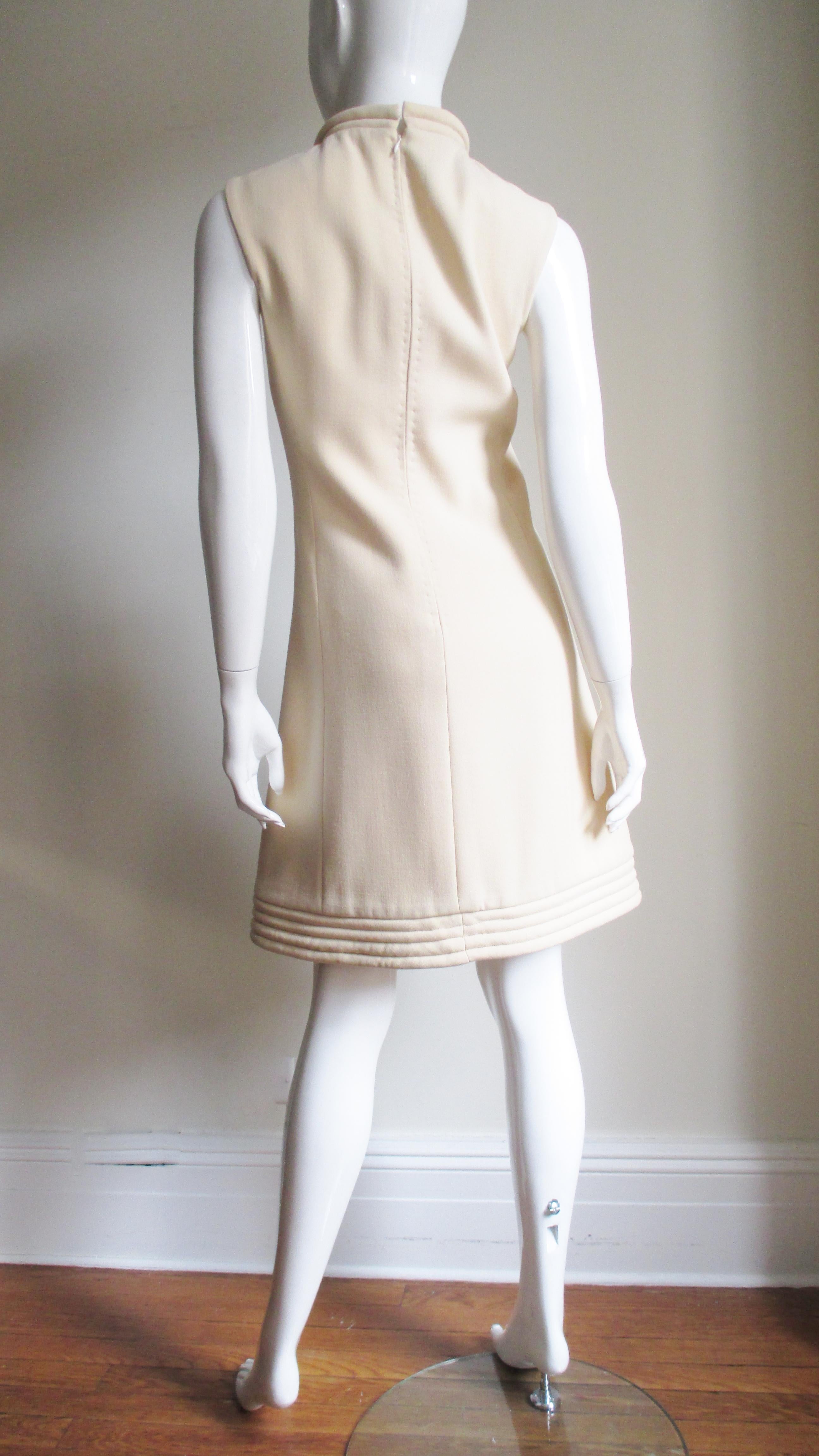 Pierre Cardin 1960s Space Age Dress For Sale 1