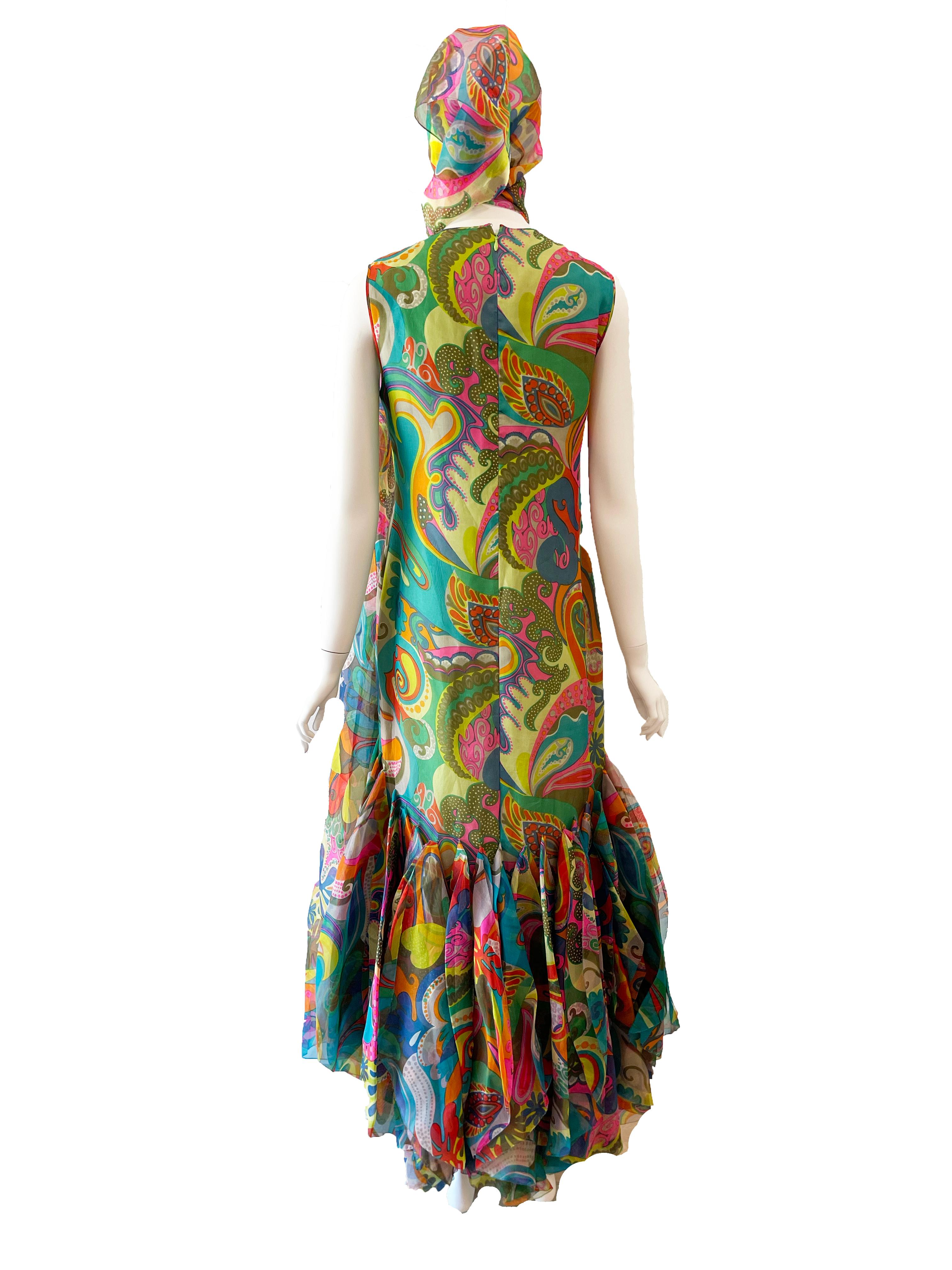 1960s Pierre Cardin Haute Couture Gown  1