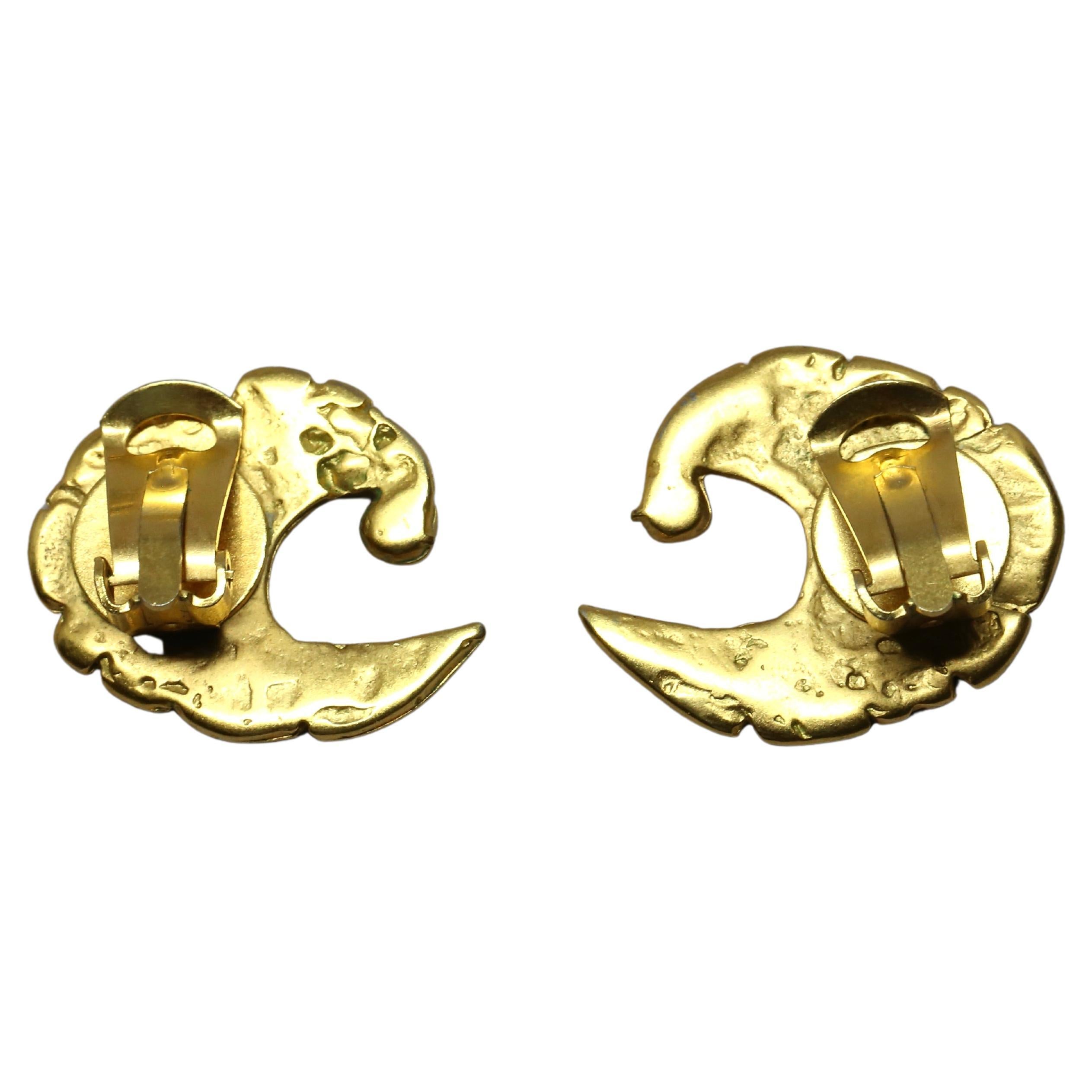 Women's 1960's Pierre Cardin organically shaped earrings For Sale
