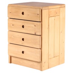 1960s Pine drawer cabinet by Charlotte Perriand for Les Arcs, France