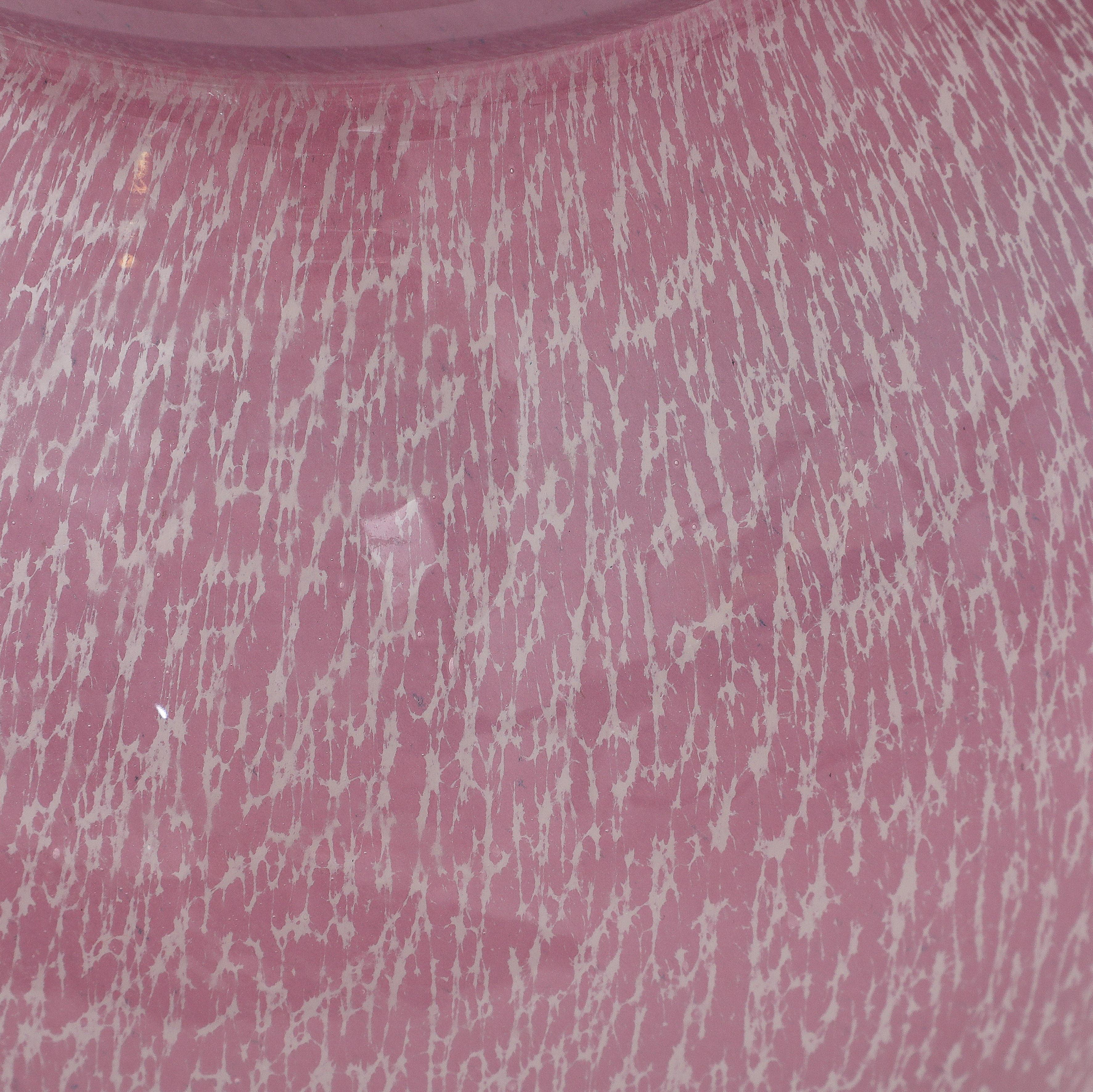 Mid-Century Modern 1960's Pink Murano Glass Vase