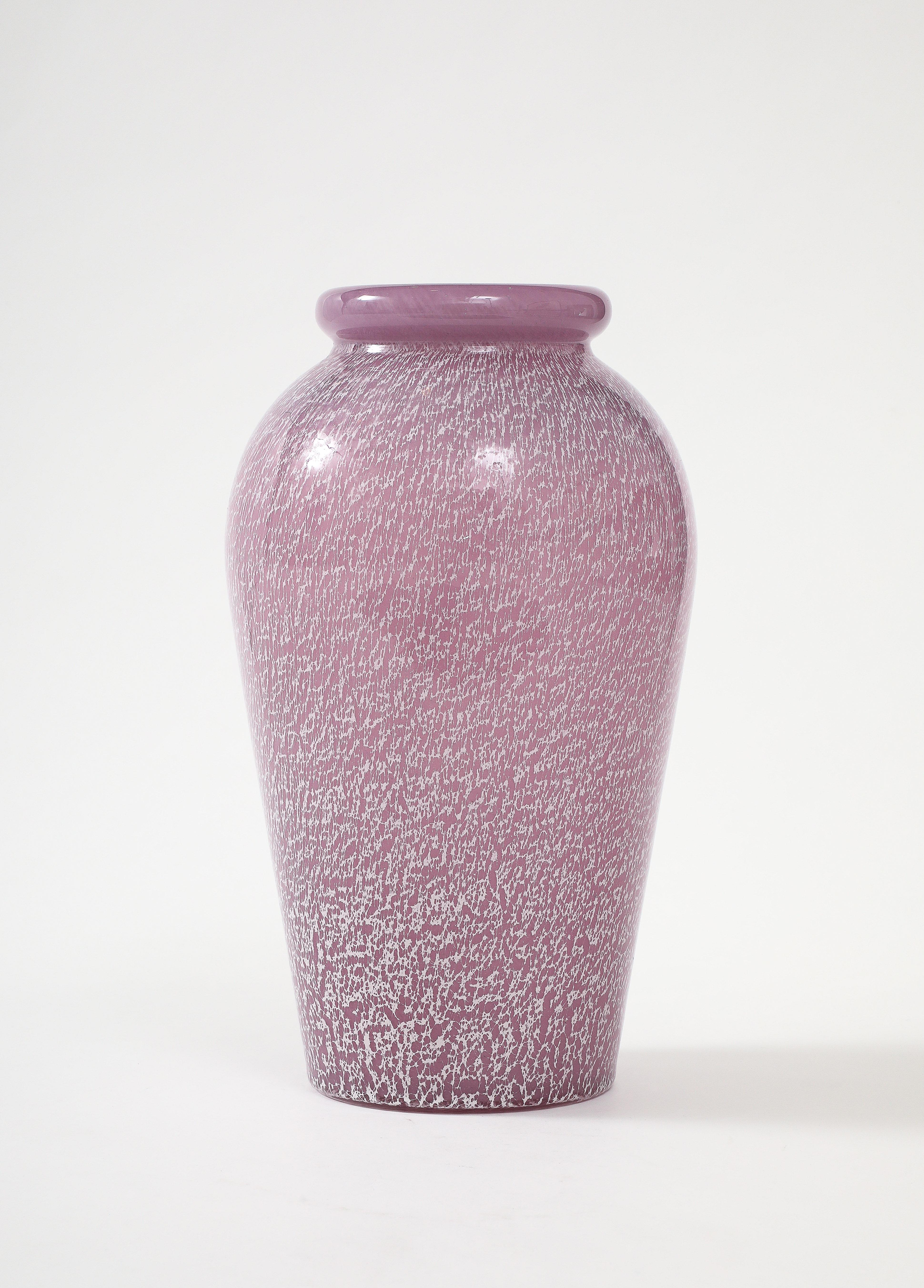 Mid-20th Century 1960's Pink Murano Glass Vase