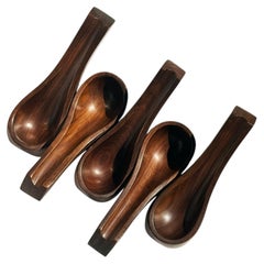 Porte-pipe des années 1960 en palissandre massif par Jean Gillon pour WoodArt