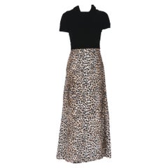 1960s Pirovano Velvet, Silk And Sequins Dress