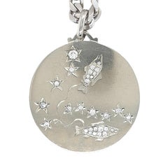 1960s Pisces Zodiac Pendant Necklace