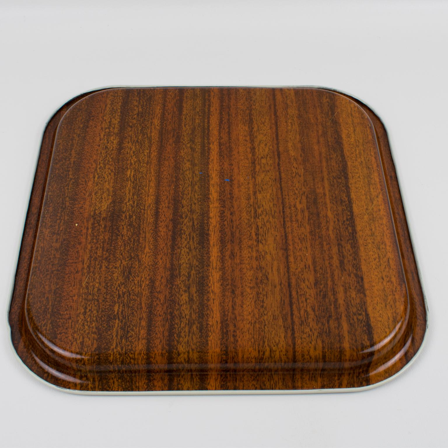 Metal 1960s Pistol Barware Serving Tray Attributed to Piero Fornasetti